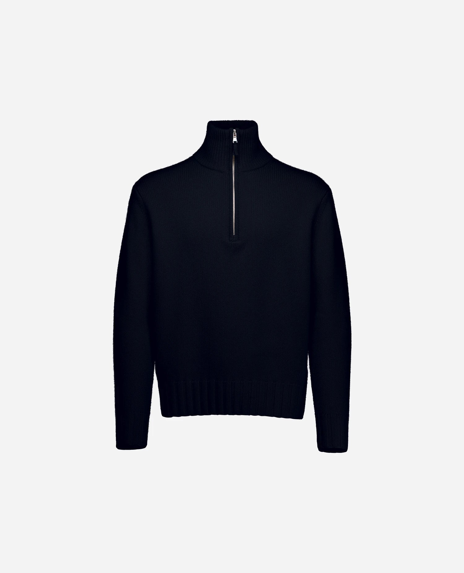 255-30002-14_3 - Allude - 0 100% Cashmere Active Fall/Winter 2025/2026 Flachstrick Gerade Passform Grobstrick Herren Navy NEW Pullover SAPG::255-30002