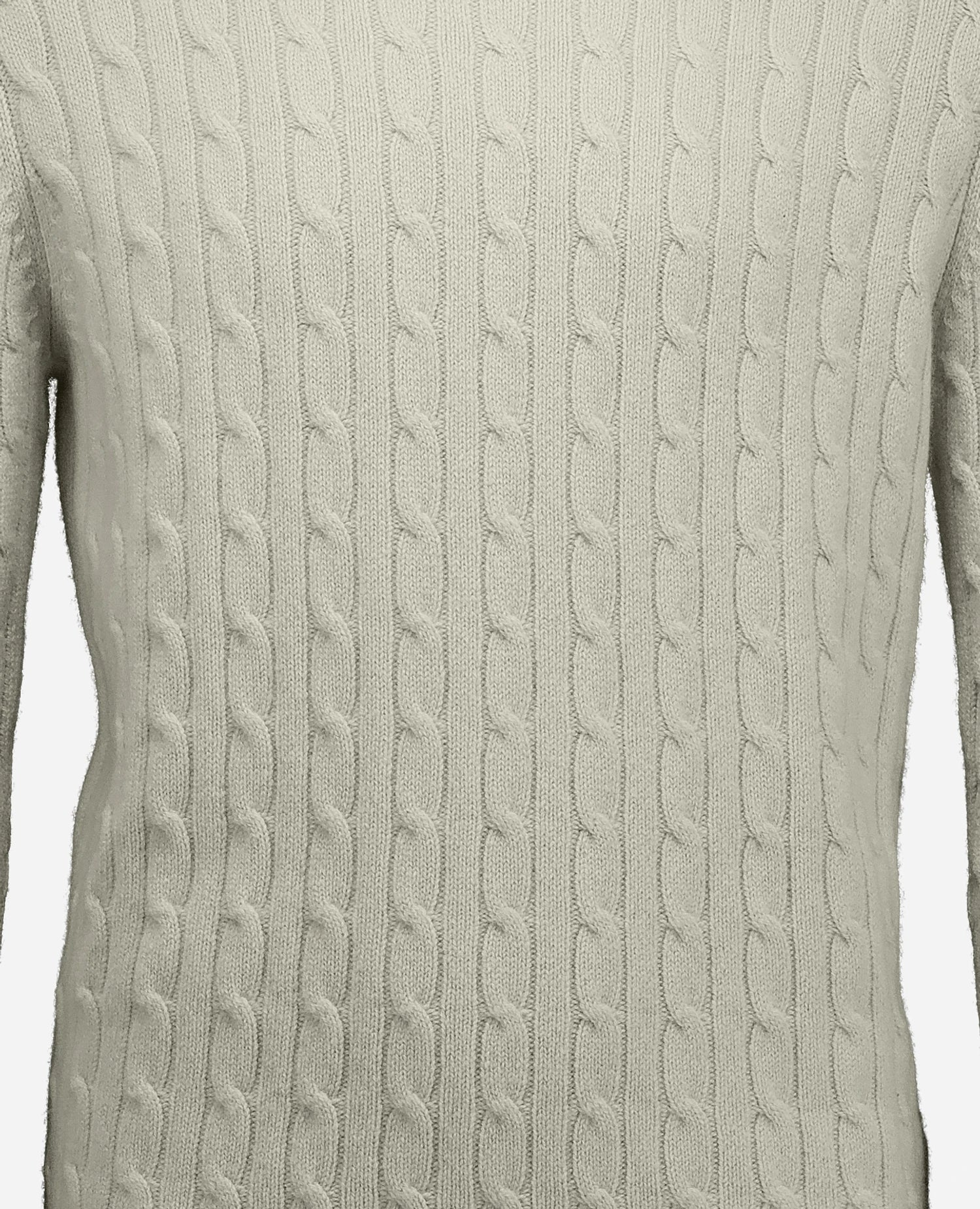 255-30090-82_41 - Allude - 100% Cashmere Active Fall/Winter 2025/2026 Gerade Passform Grau Herren mittelschwerer Strick NEW Pullover Rollkragen SAPG::255-30090 Zopfmuster