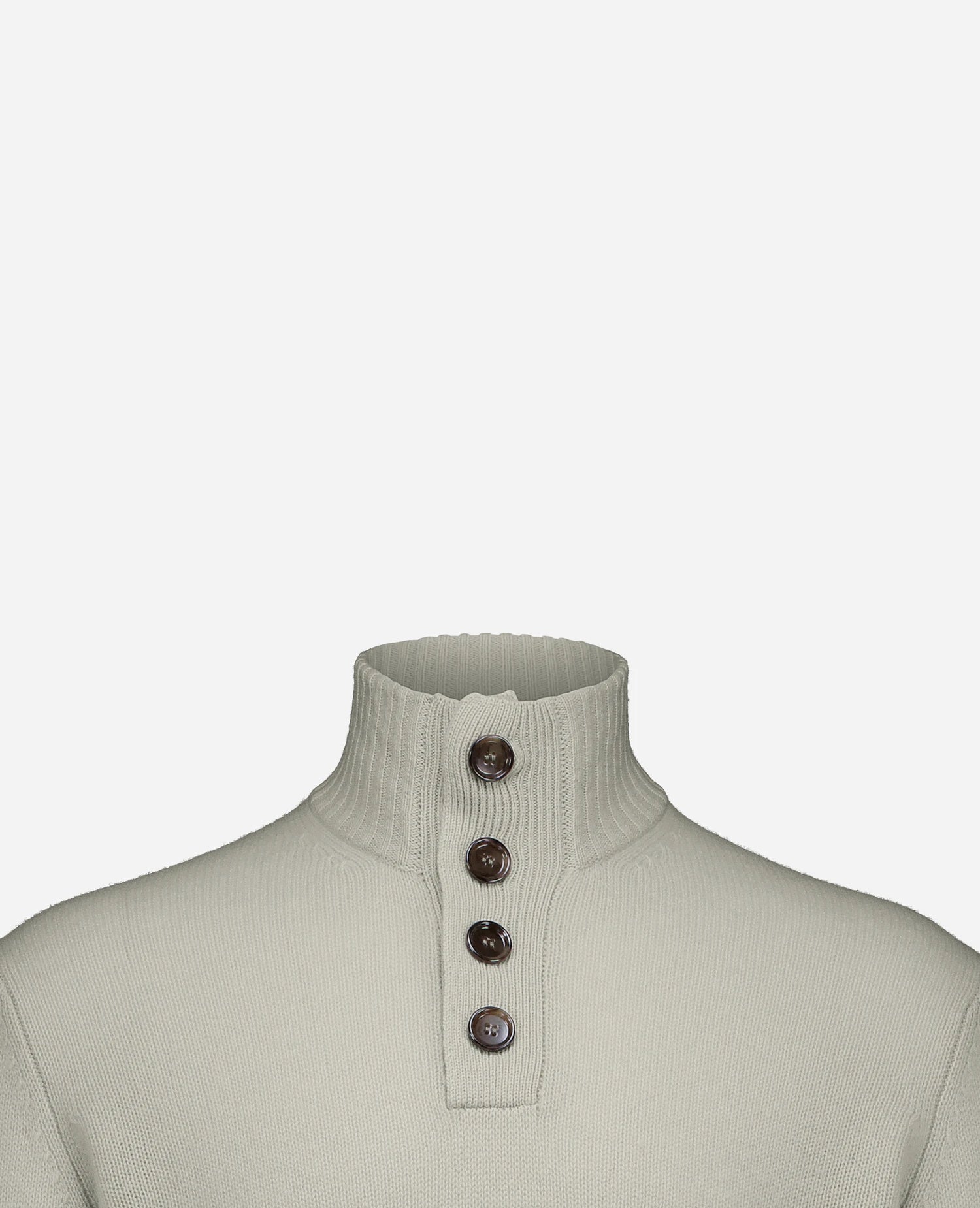 255-37062-82_40 - Allude - 30% Cashmere 70% Wolle Active Fall/Winter 2025/2026 Flachstrick Gerade Passform Grau Herren mittelschwerer Strick NEW Pullover SAPG::255-37062 Stehkragen