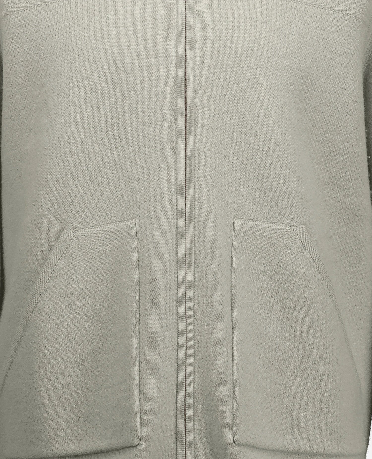 255-37611-82_41 - Allude - 0 30% Cashmere 70% Wolle Active Fall/Winter 2025/2026 Grau Herren Jacket lockerer Schnitt mittelschwerer Strick NEW SAPG::255-37611 Uni Jacquardmuster