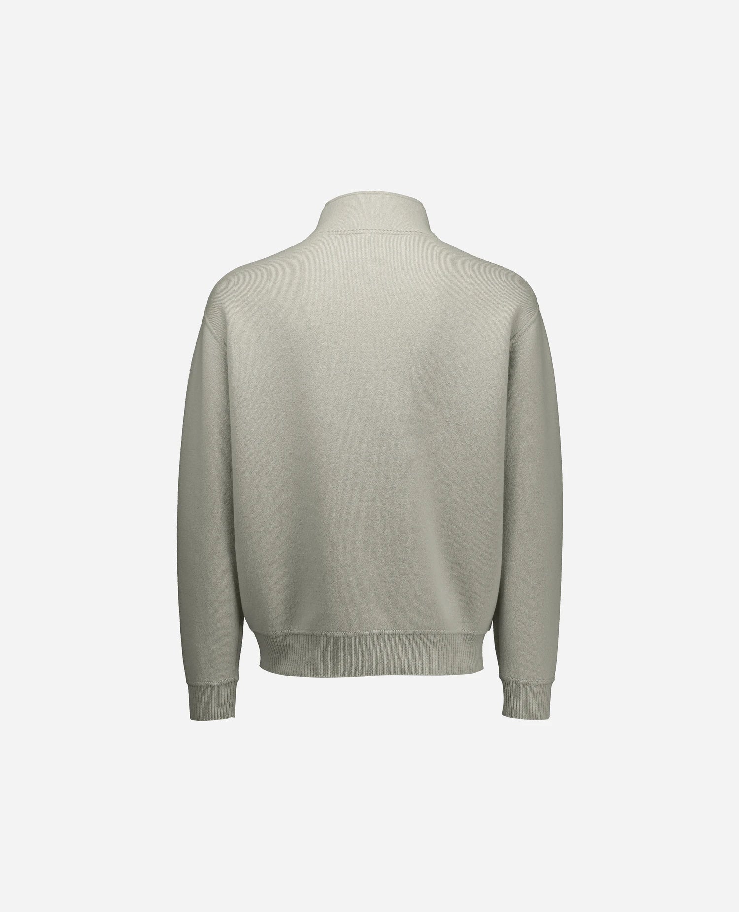 255-37612-82_4 - Allude - 30% Cashmere 70% Wolle Active Fall/Winter 2025/2026 Grau Herren lockerer Schnitt mittelschwerer Strick NEW Pullover SAPG::255-37612 Stehkragen Uni Jacquardmuster