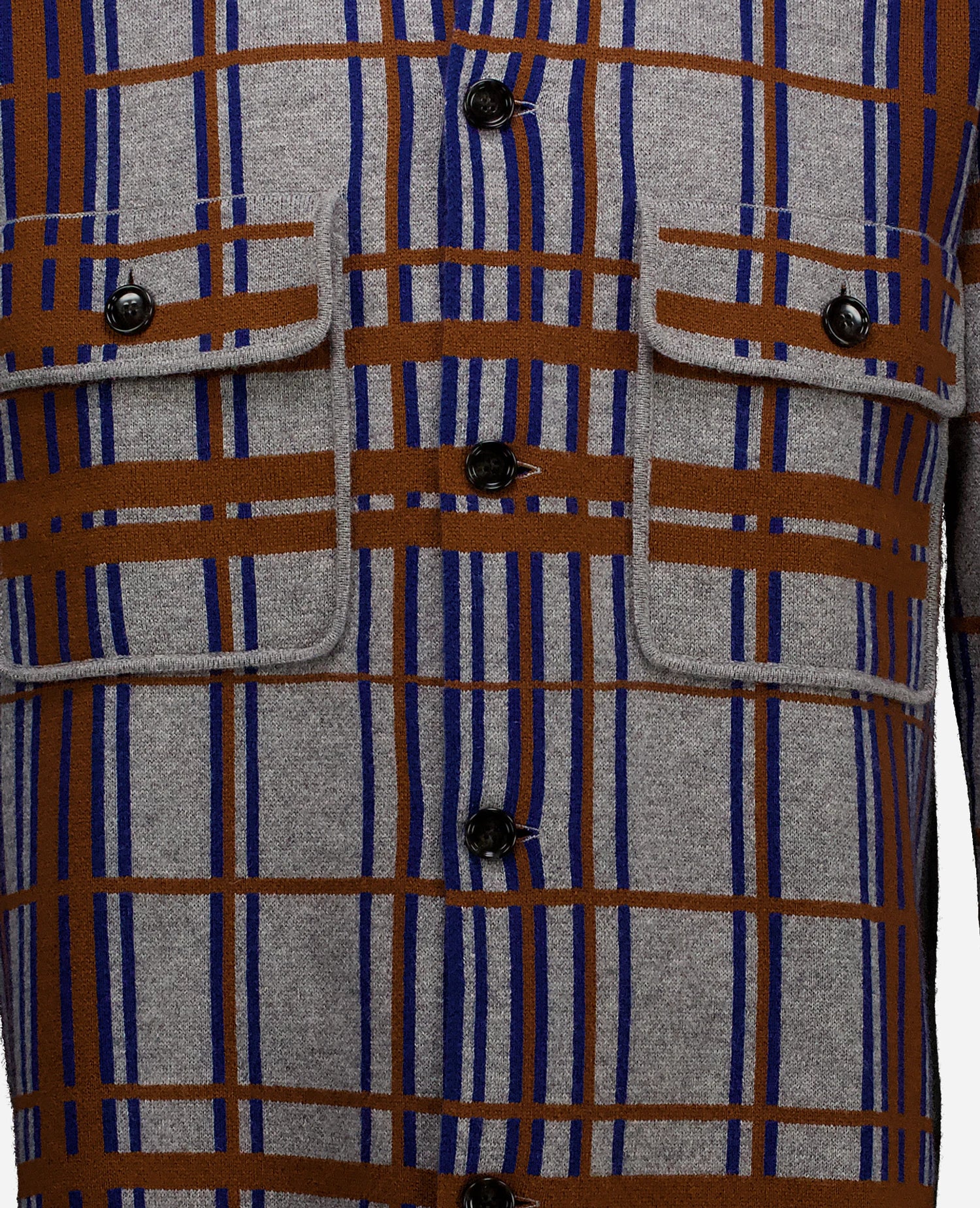 255-37620-comb2-4 - Allude - 0 30% Cashmere 70% Wolle Active Fall/Winter 2025/2026 Herren Jacquardmuster lockerer Schnitt mittelschwerer Strick NEW Pullover SAPG::255-37620 Sonstige