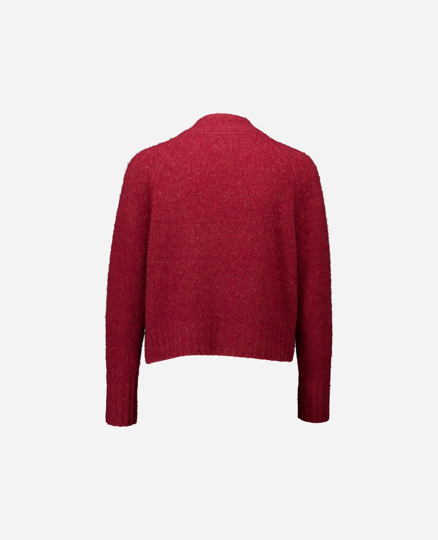 255-60000-68_4 - Allude - 100% Cashmere Active Damen Fall/Winter 2025/2026 Flachstrick Grobstrick Kastiger Schnitt NEW Rot SAPG::255-60000 Strickjacke V-Ausschnitt
