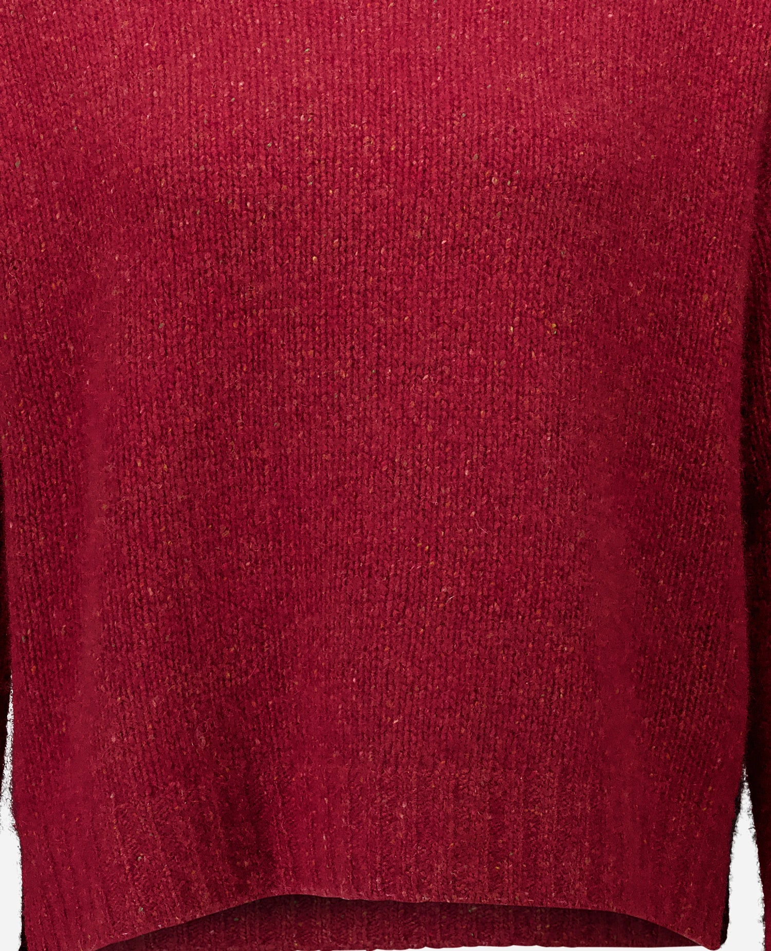 255-60002-68_41 - Allude - 100% Cashmere Active Damen Fall/Winter 2025/2026 Flachstrick Grobstrick Lockerer Schnitt NEW Pullover Rot SAPG::255-60002 Stehkragen