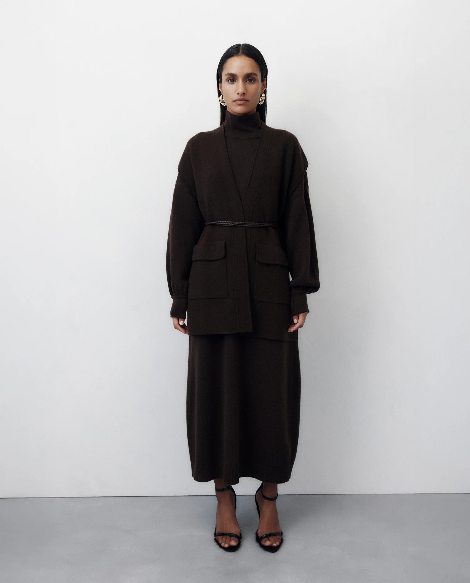 256-20602-49_5 - Allude - 30% Cashmere 70% Wolle Active Braun Damen Holiday 2026 NEW SAPG::256-20602 Weste Wolle