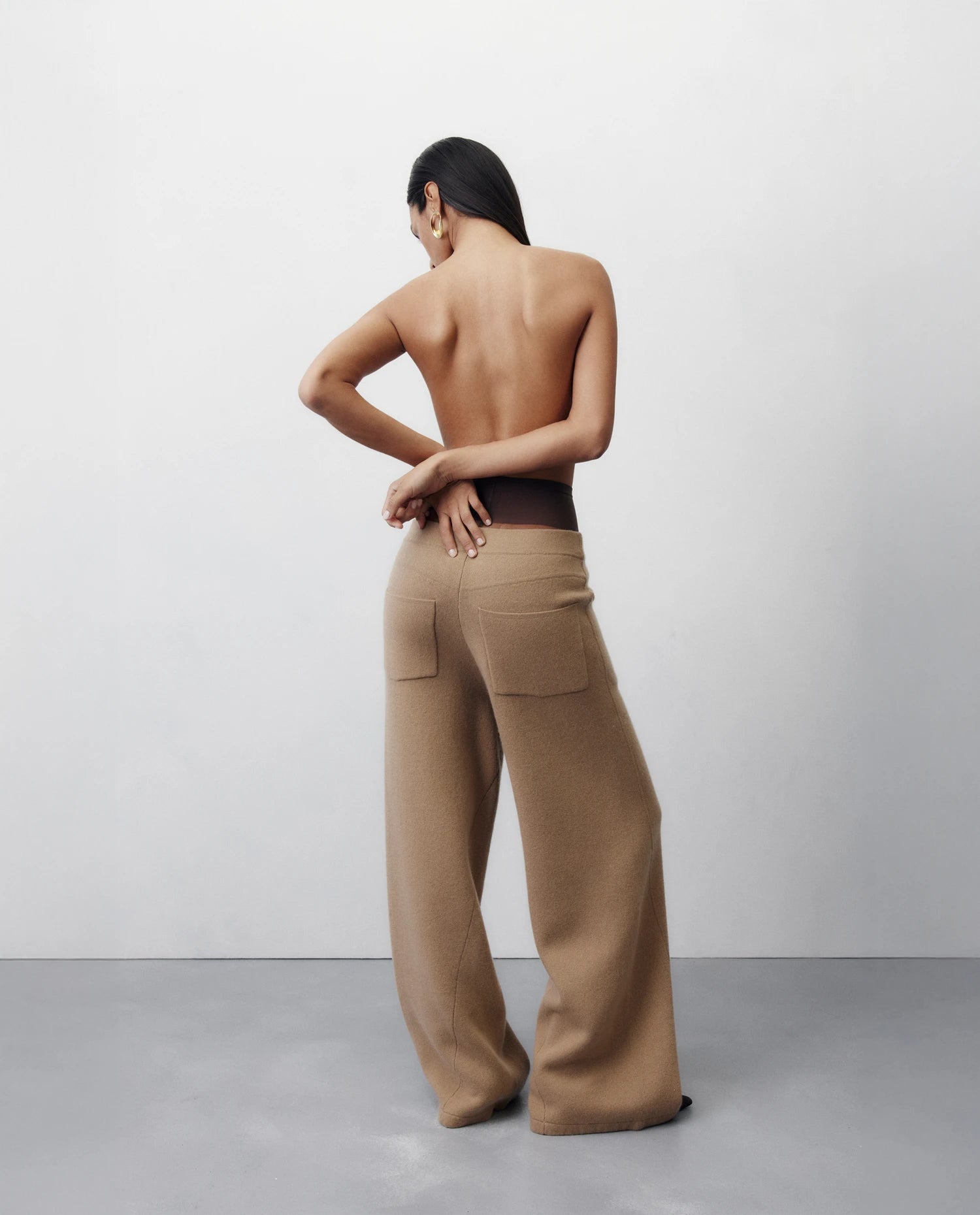 256-20603-43_7 - Allude - 30% Cashmere 70% Wolle Active Beige Damen Holiday 2026 Hose NEW SAPG::256-20603 Wolle