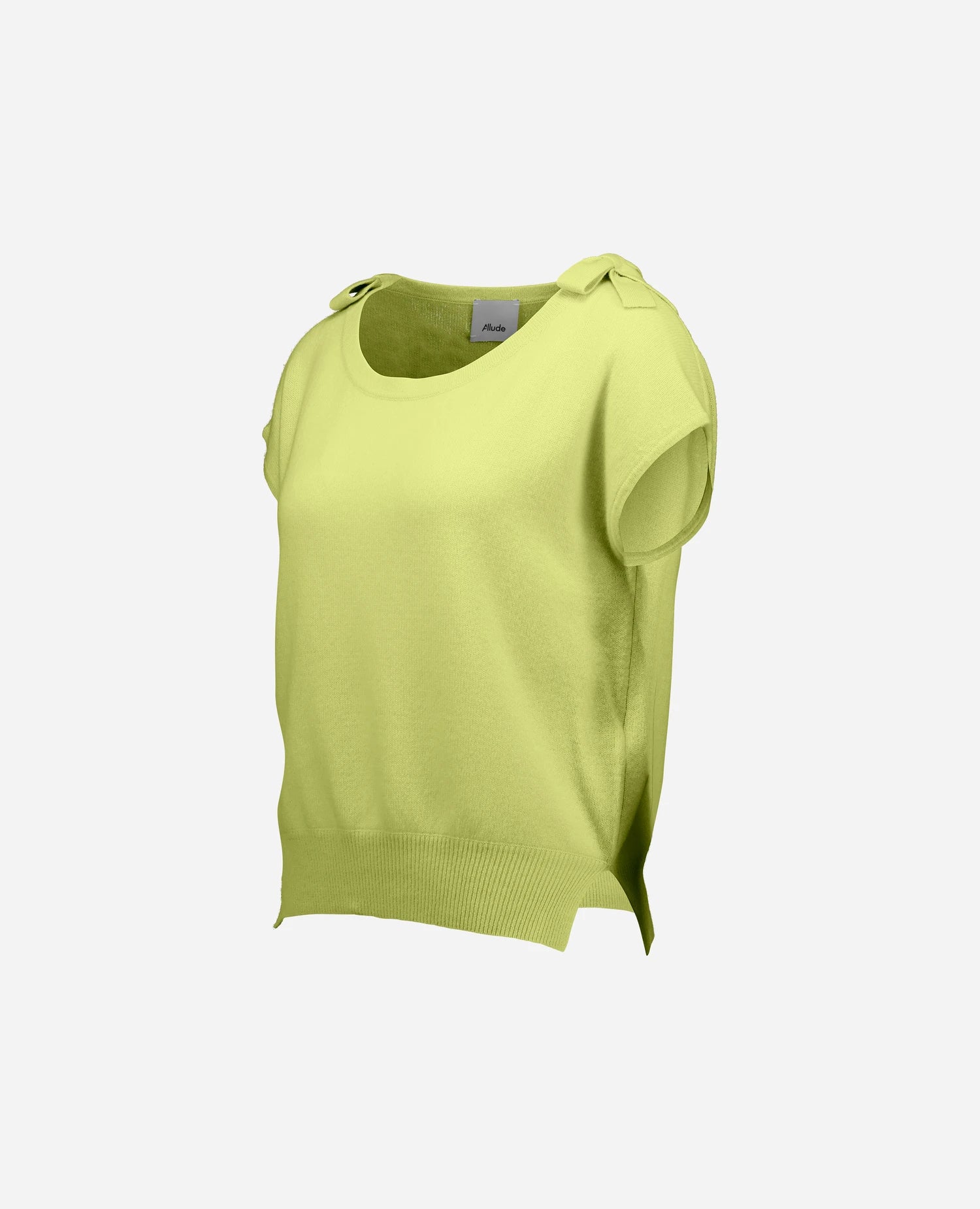 262-11142-20_3 - Allude - 1/8 Arm 100% Cashmere Active Cashmere Damen Gelb NEW Pullover SAPG::262-11142 Spring/Summer 2026 U-Boot