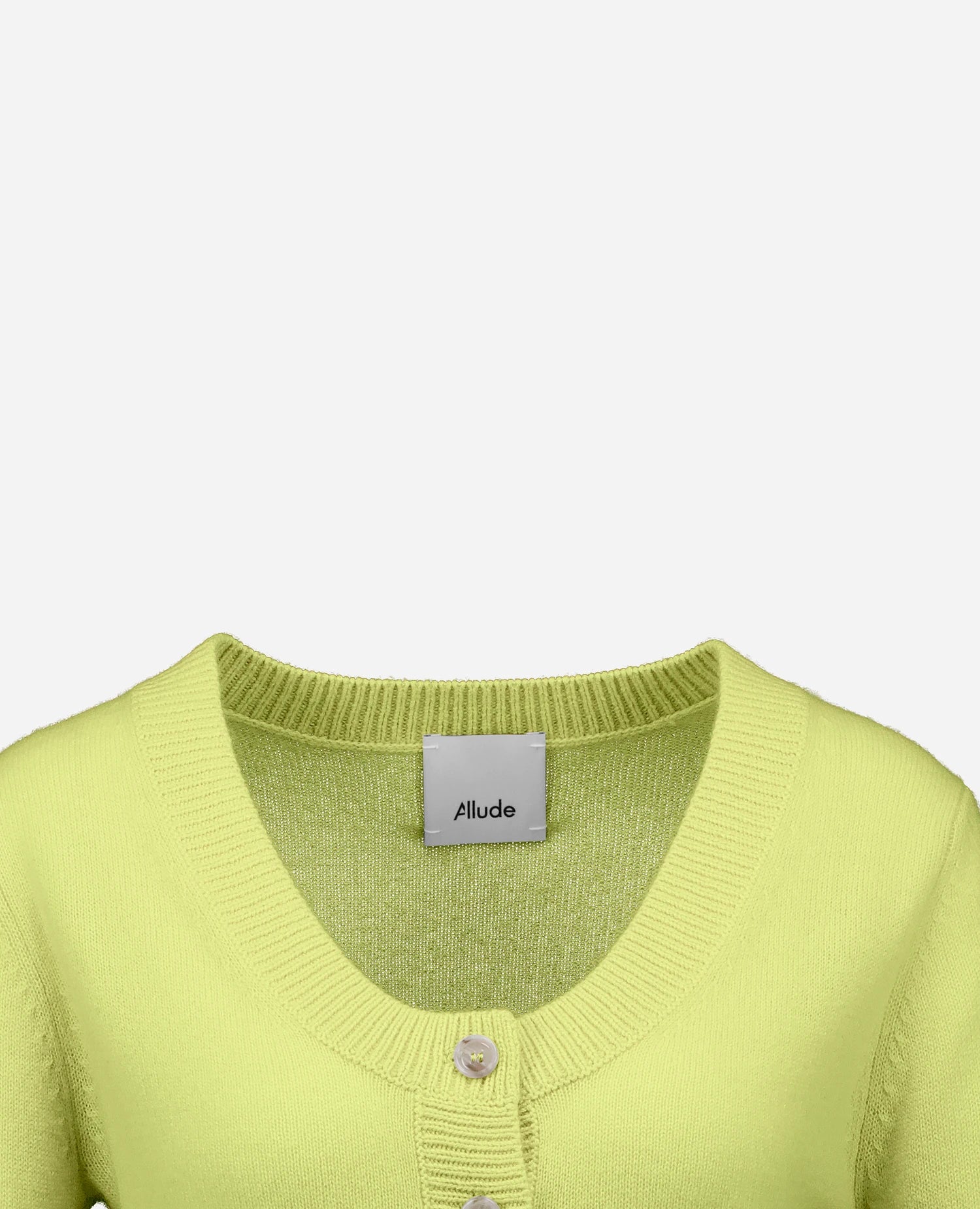 262-11173-20_3 - Allude - 100% Cashmere Active Cashmere Damen Gelb Langarm NEW Rundhals SAPG::262-11173 Spring/Summer 2026 Strickjacke