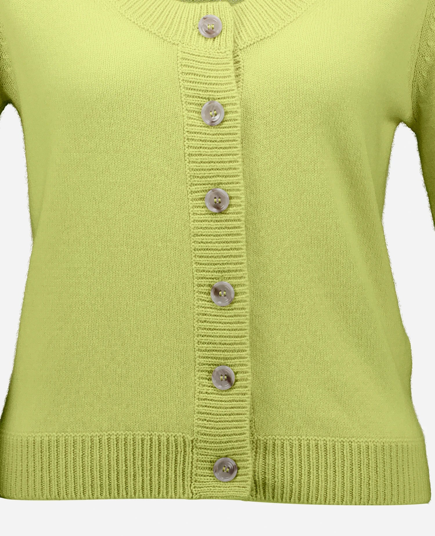 262-11173-20_4 - Allude - 100% Cashmere Active Cashmere Damen Gelb Langarm NEW Rundhals SAPG::262-11173 Spring/Summer 2026 Strickjacke