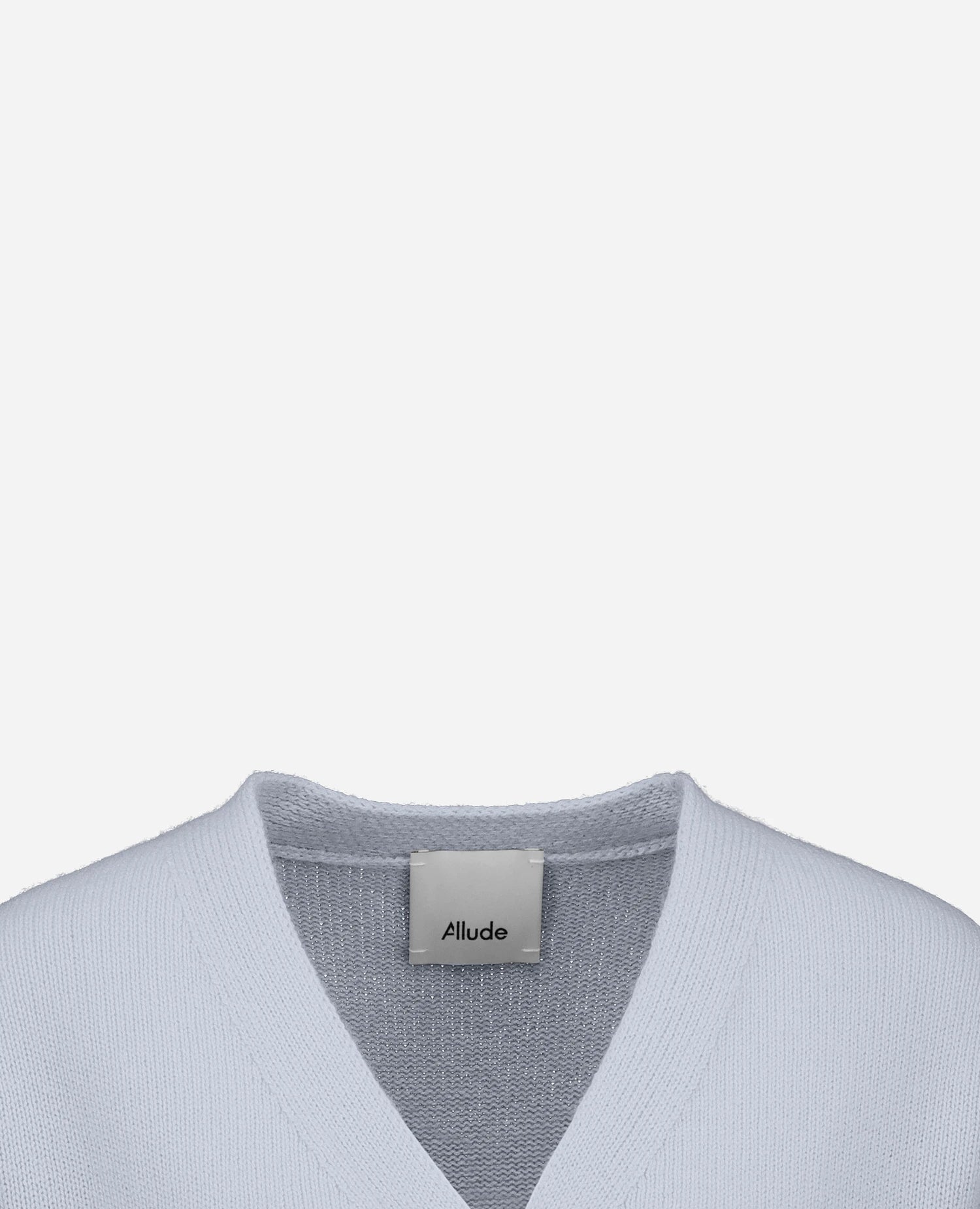 262-11211-10_3 - Allude - 100% Cashmere Active Blau Cashmere Damen Halbarm NEW SAPG::262-11211 Spring/Summer 2026 Strickjacke V-Ausschnitt