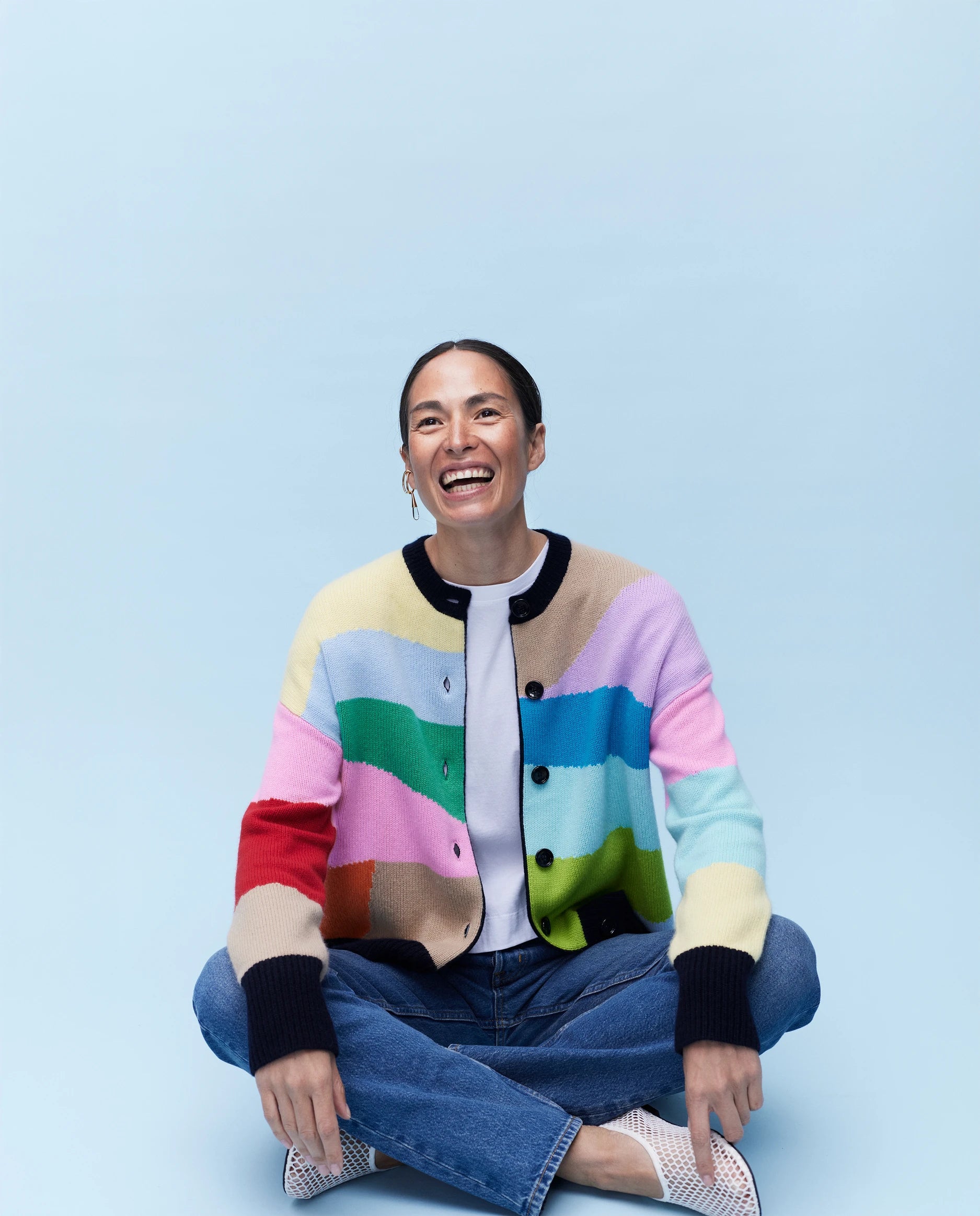 262-11222-og-0615 - Allude - 100% Cashmere Active Cashmere Damen Langarm NEW Rundhals SAPG::262-11222 Sonstige Spring/Summer 2026 Strickjacke