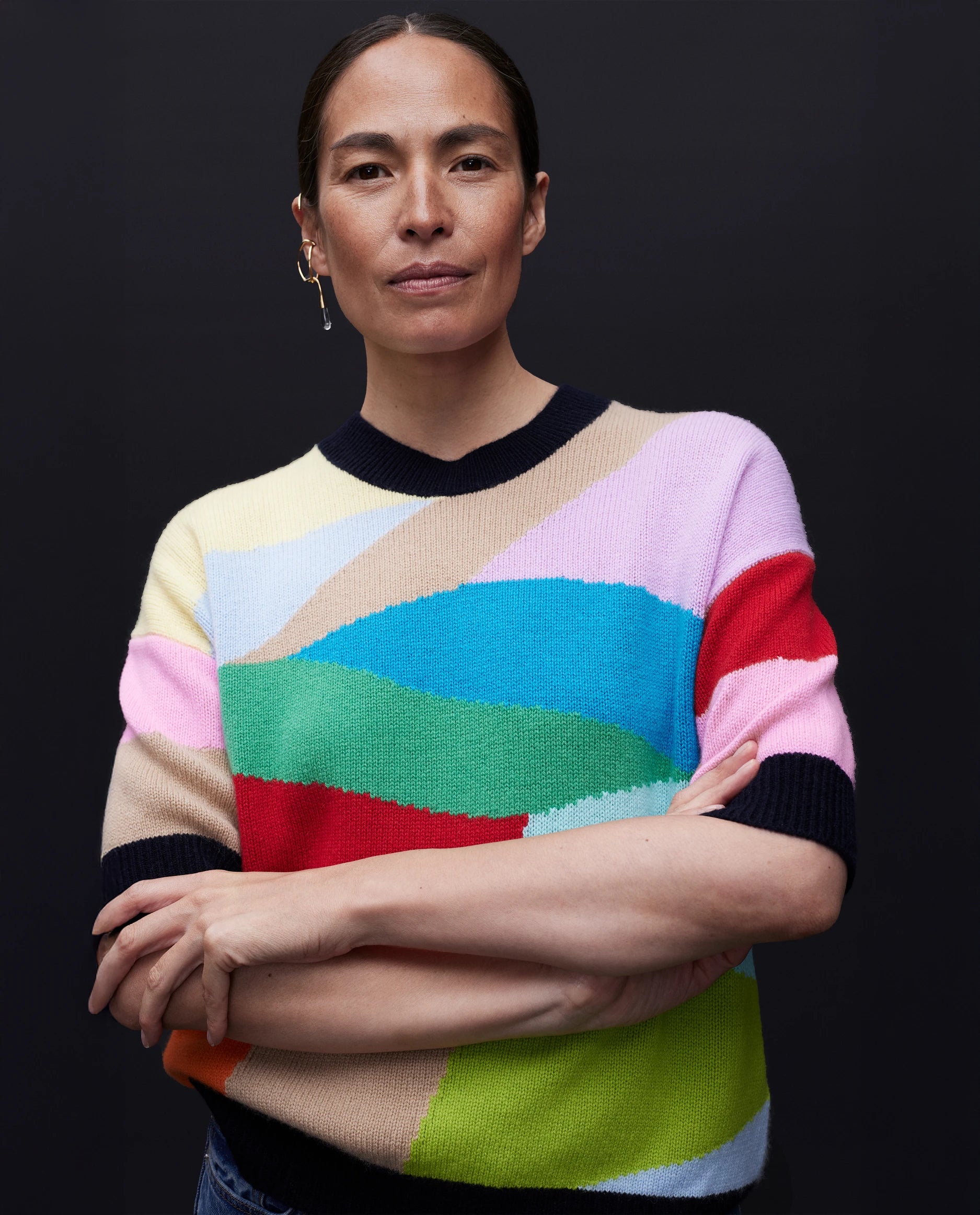 262-11223-og_0829 - Allude - 100% Cashmere Active Cashmere Damen Halbarm Pullover Rundhals SAPG::262-11223 Sonstige Spring/Summer 2026