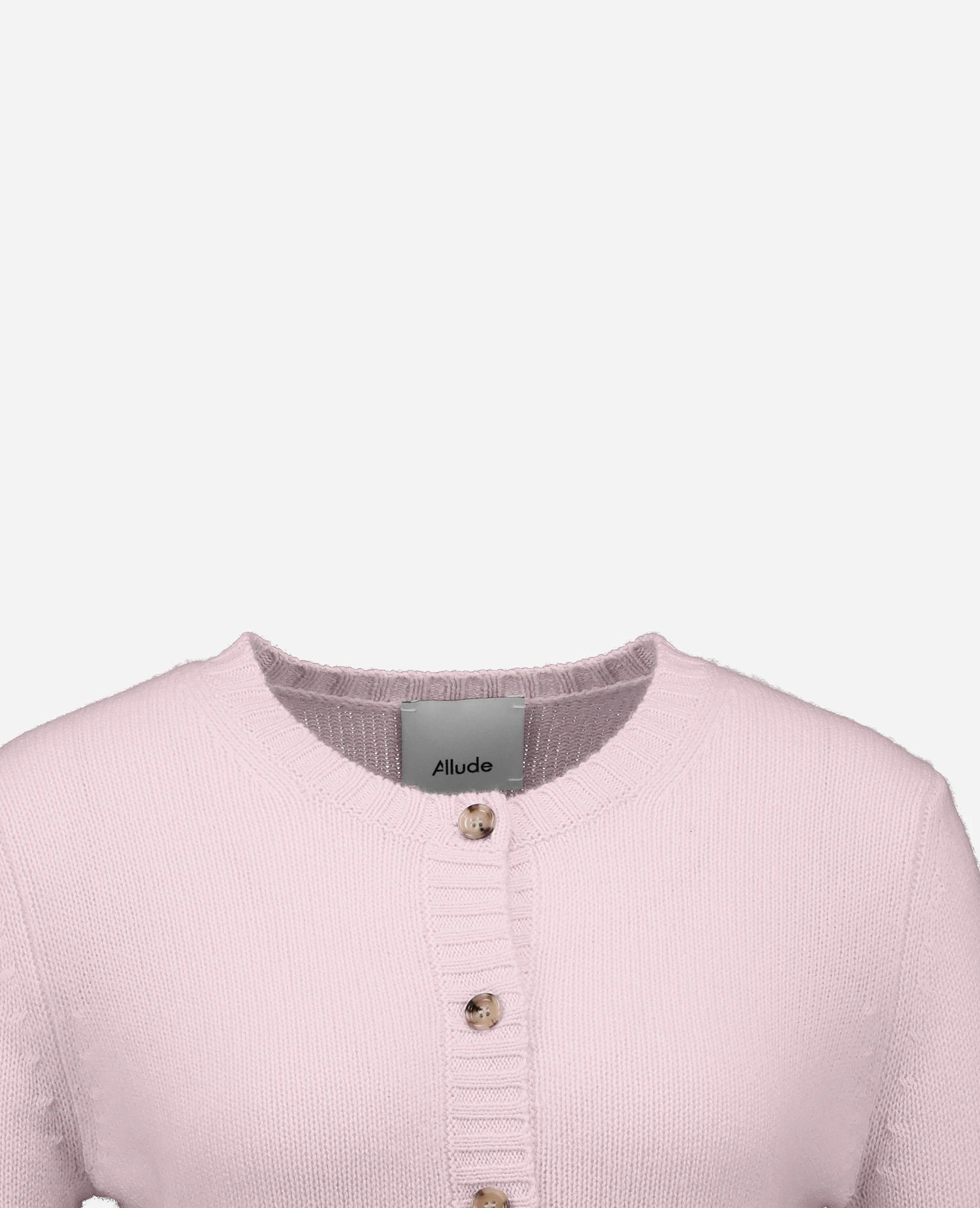 262-11231-60_3 - Allude - 100% Cashmere Active Cashmere Damen Langarm NEW Rose Rundhals SAPG::262-11231 Spring/Summer 2026 Strickjacke