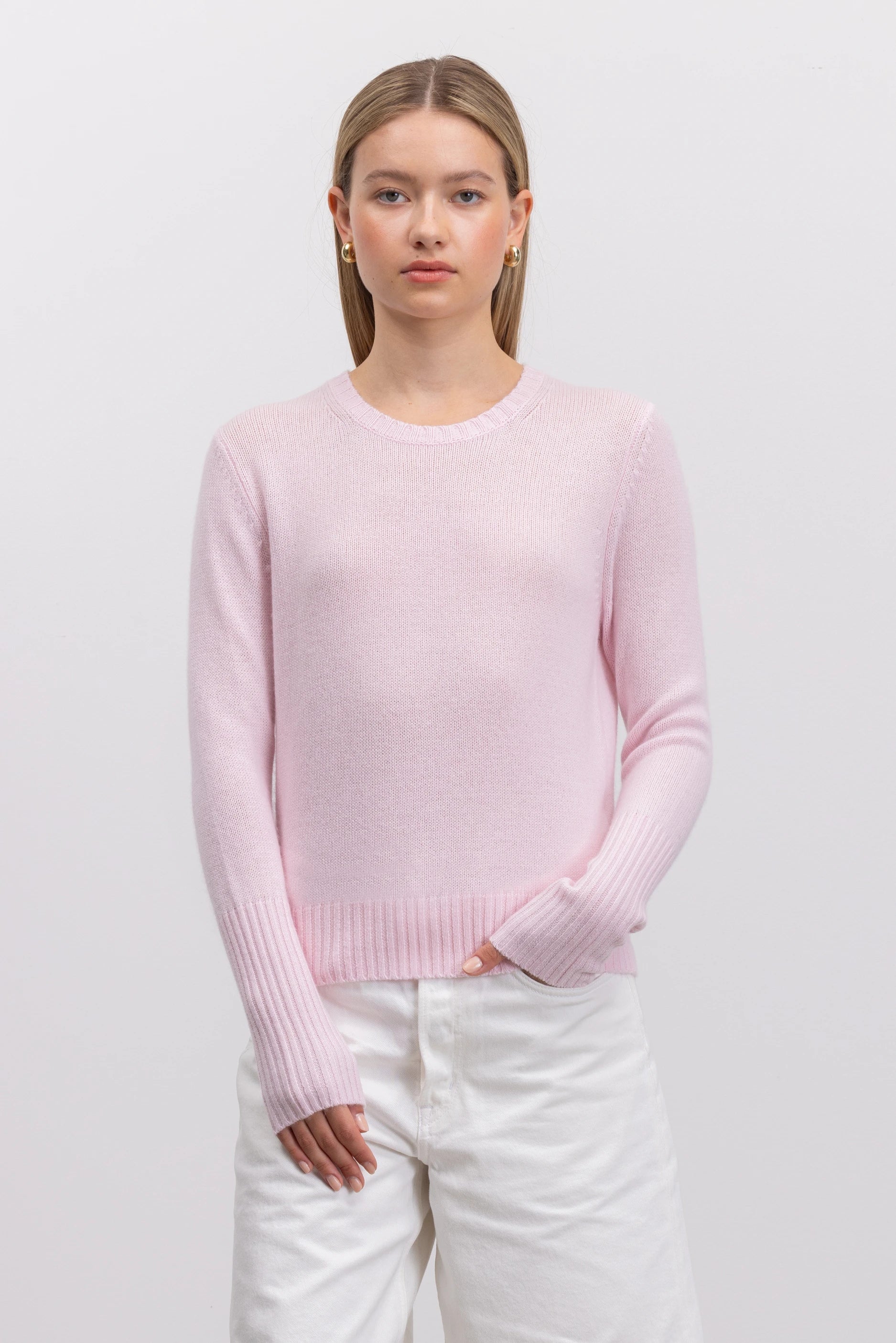 262-11233-60_6 - Allude - 100% Cashmere Active Cashmere Damen Langarm NEW Pullover Rose Rundhals SAPG::262-11233 Spring/Summer 2026