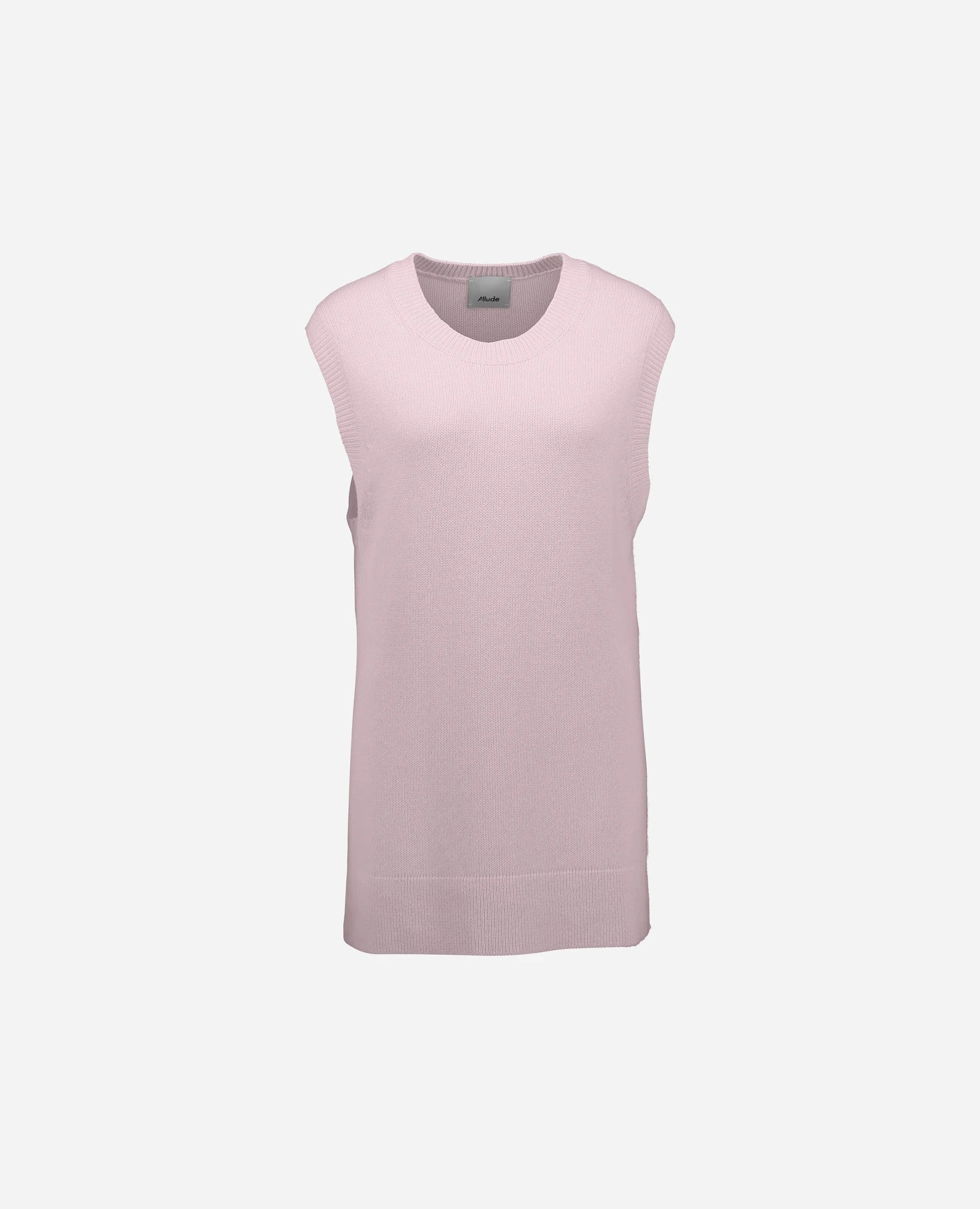 262-15034-60_1 - Allude - 30% Cashmere 70% Baumwolle Baumwolle Damen Pullover Rose Rundhals SAPG::262-15034 Spring/Summer 2026