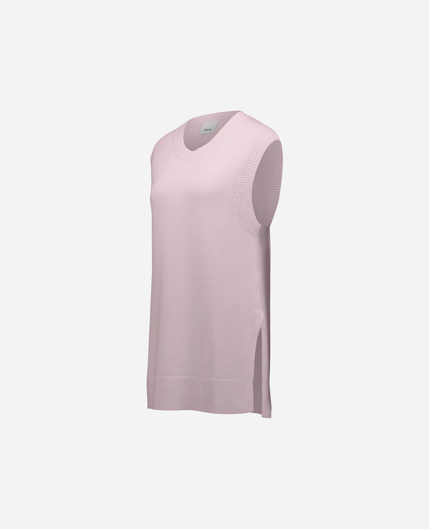 262-15034-60_3 - Allude - 30% Cashmere 70% Baumwolle Baumwolle Damen Pullover Rose Rundhals SAPG::262-15034 Spring/Summer 2026