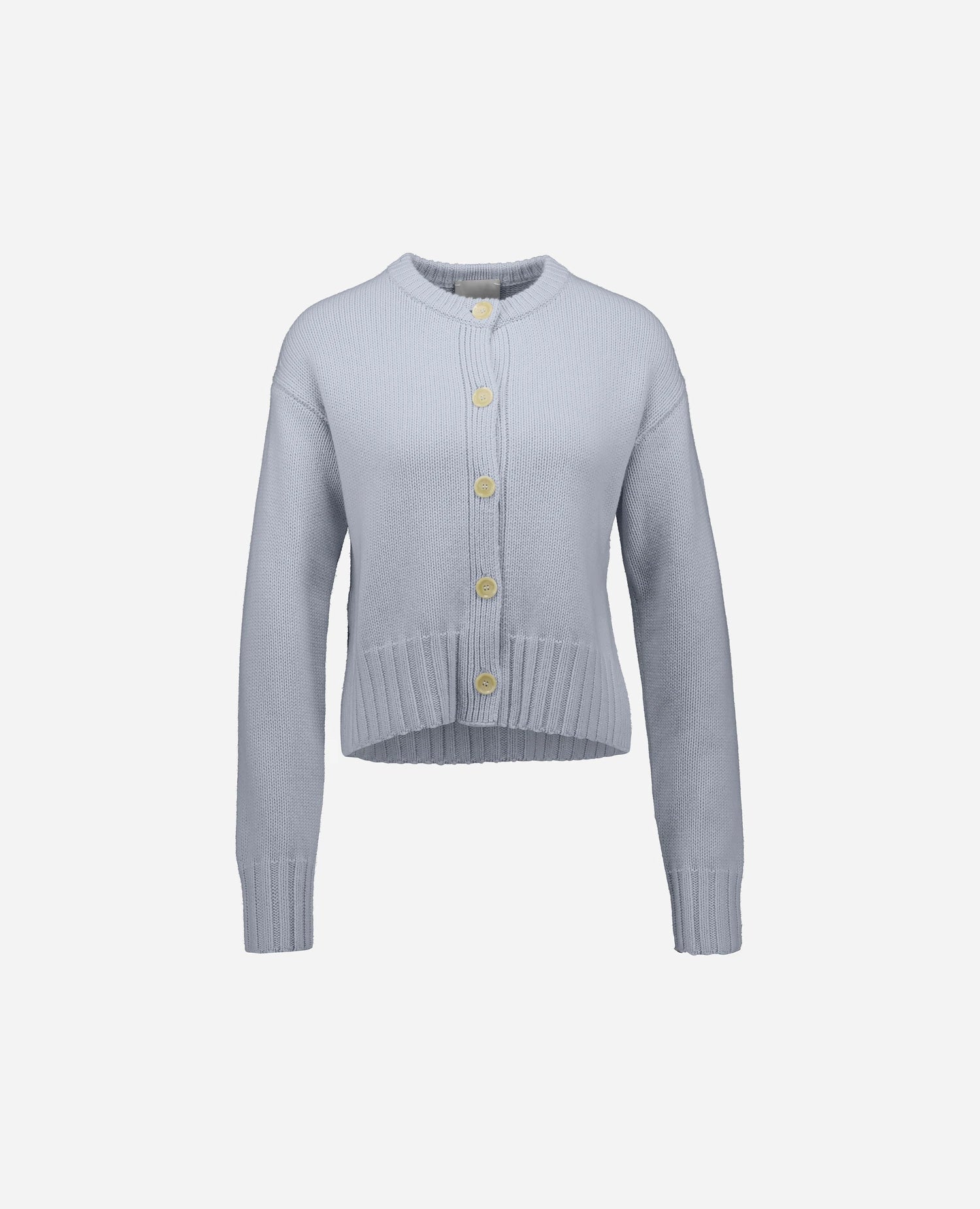 262-17000-10_1 - Allude - 30% Cashmere 70% Wolle Active Blau Damen Langarm NEW Rundhals SAPG::262-17000 Spring/Summer 2026 Strickjacke Wolle