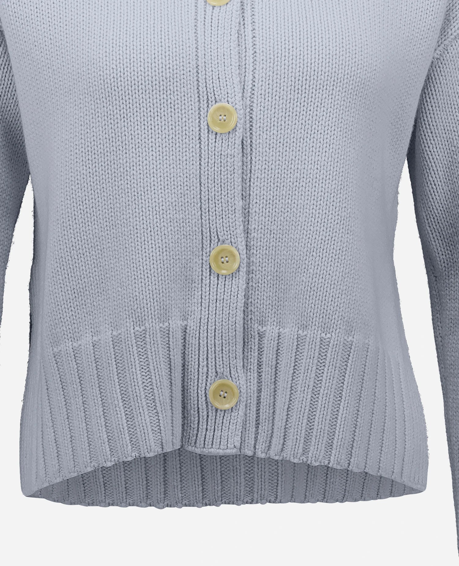 262-17000-10_4 - Allude - 30% Cashmere 70% Wolle Blau Damen Langarm Rundhals SAPG::262-17000 Spring/Summer 2026 Strickjacke Wolle