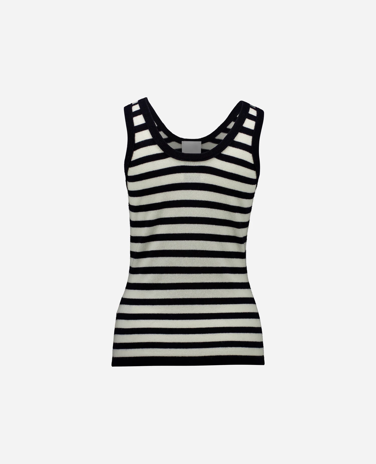 262-17082-4014_2 - Allude - 30% Cashmere 70% Wolle Active Damen SAPG::262-17082 Spring/Summer 2026 Top Weiß Wolle