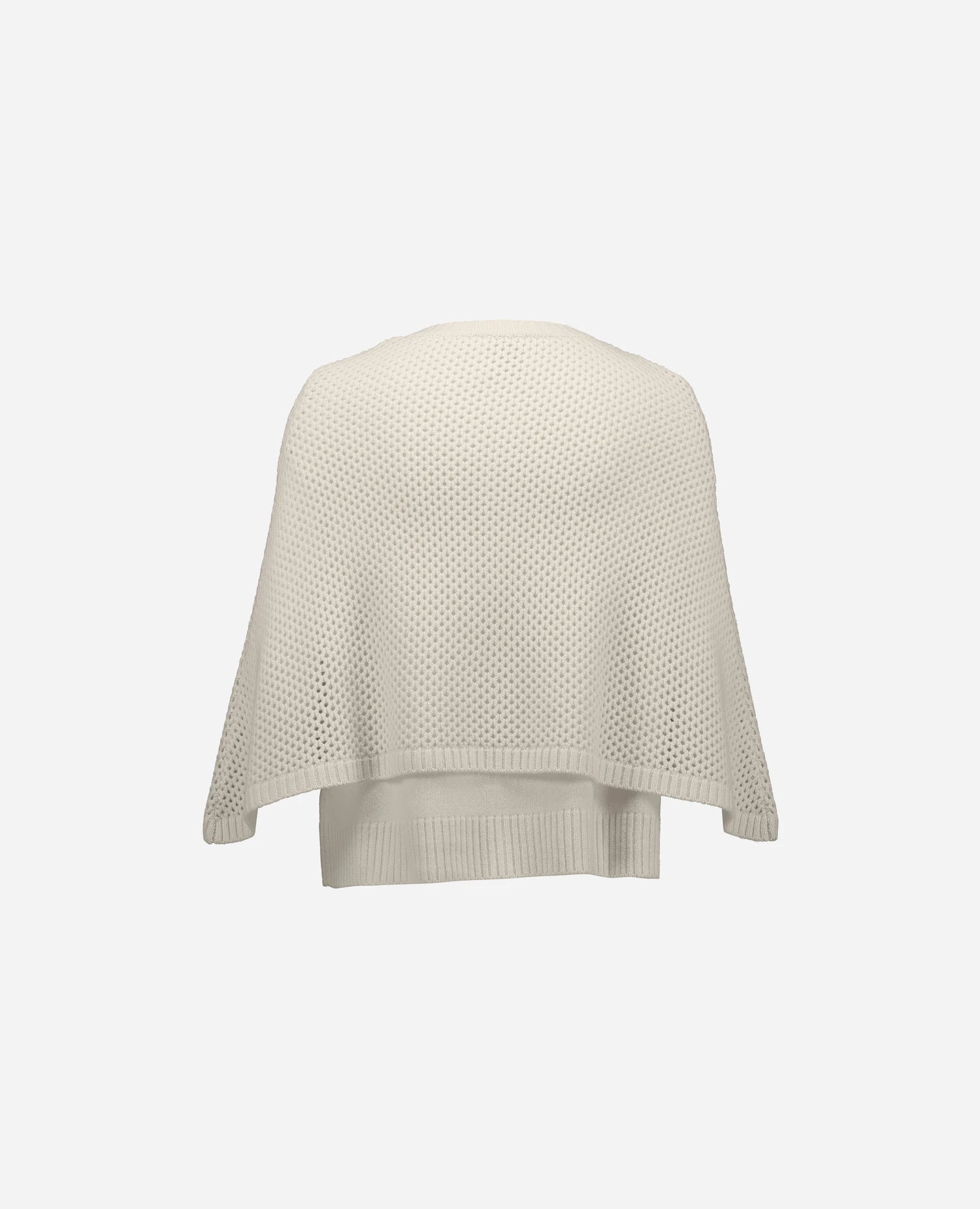 262-17640-41_2 - Allude - 30% Cashmere 70% Wolle Cape Creme Damen SAPG::262-17640 Spring/Summer 2026 Wolle