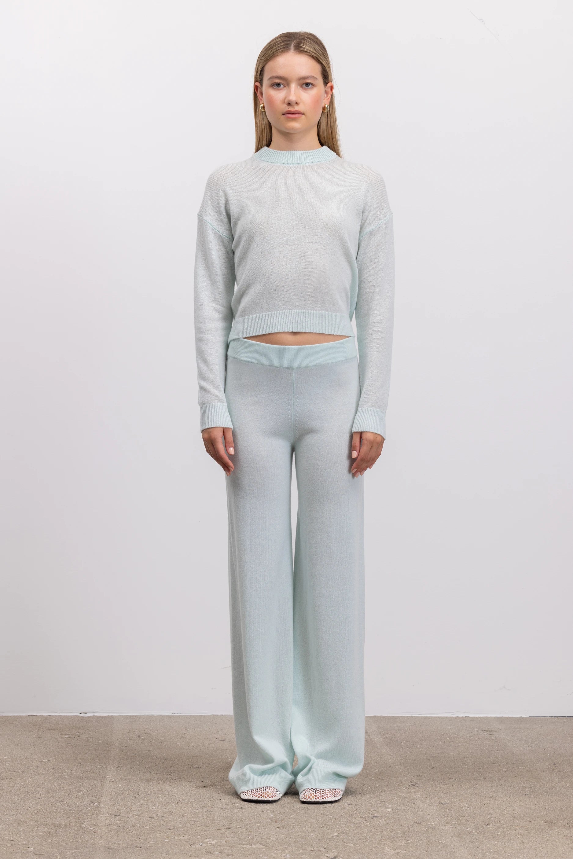 262-17706-30_5 - Allude - 30% Cashmere 70% Wolle Active Damen Grün Hose SAPG::262-17706 Spring/Summer 2026 Unterteile Wolle