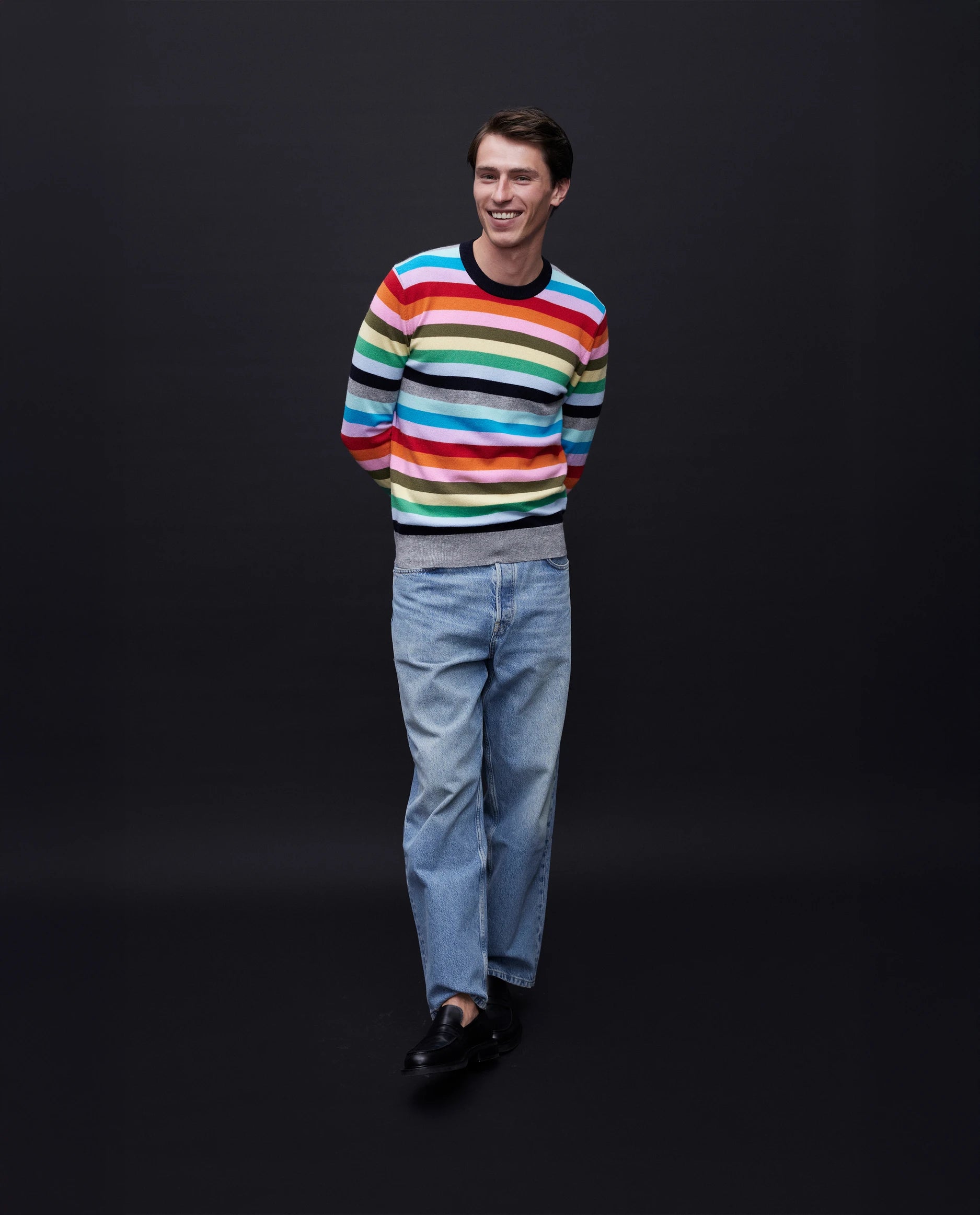 262-30050-og_4335 - Allude - 100% Cashmere Active Cashmere Herren Langarm Pullover Rundhals SAPG::262-30050 Sonstige Spring/Summer 2026