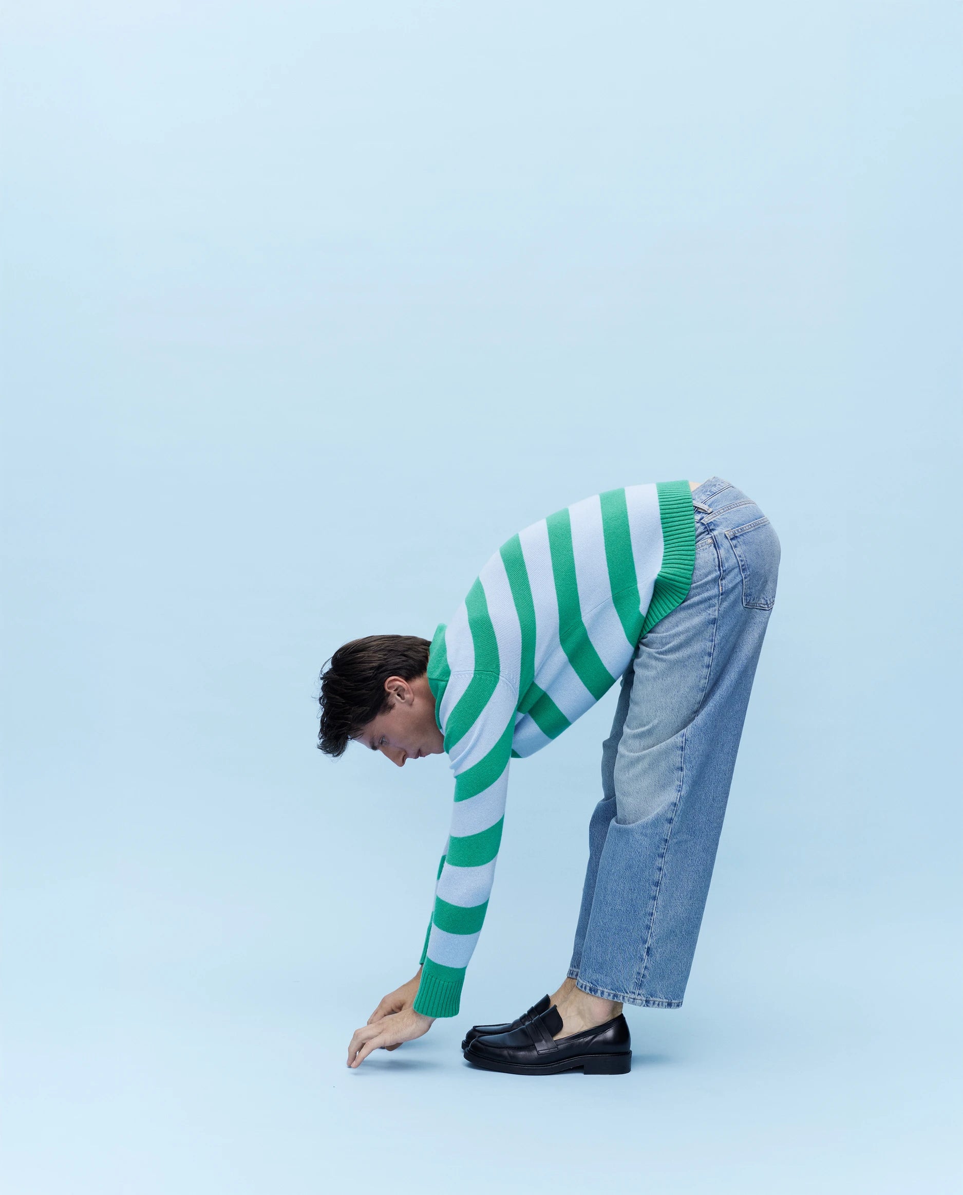 262-37040-3411_5307 - Allude - 30% Cashmere 70% Wolle Active Grün Herren Langarm NEW Pullover Rundhals SAPG::262-37040 Spring/Summer 2026 Wolle