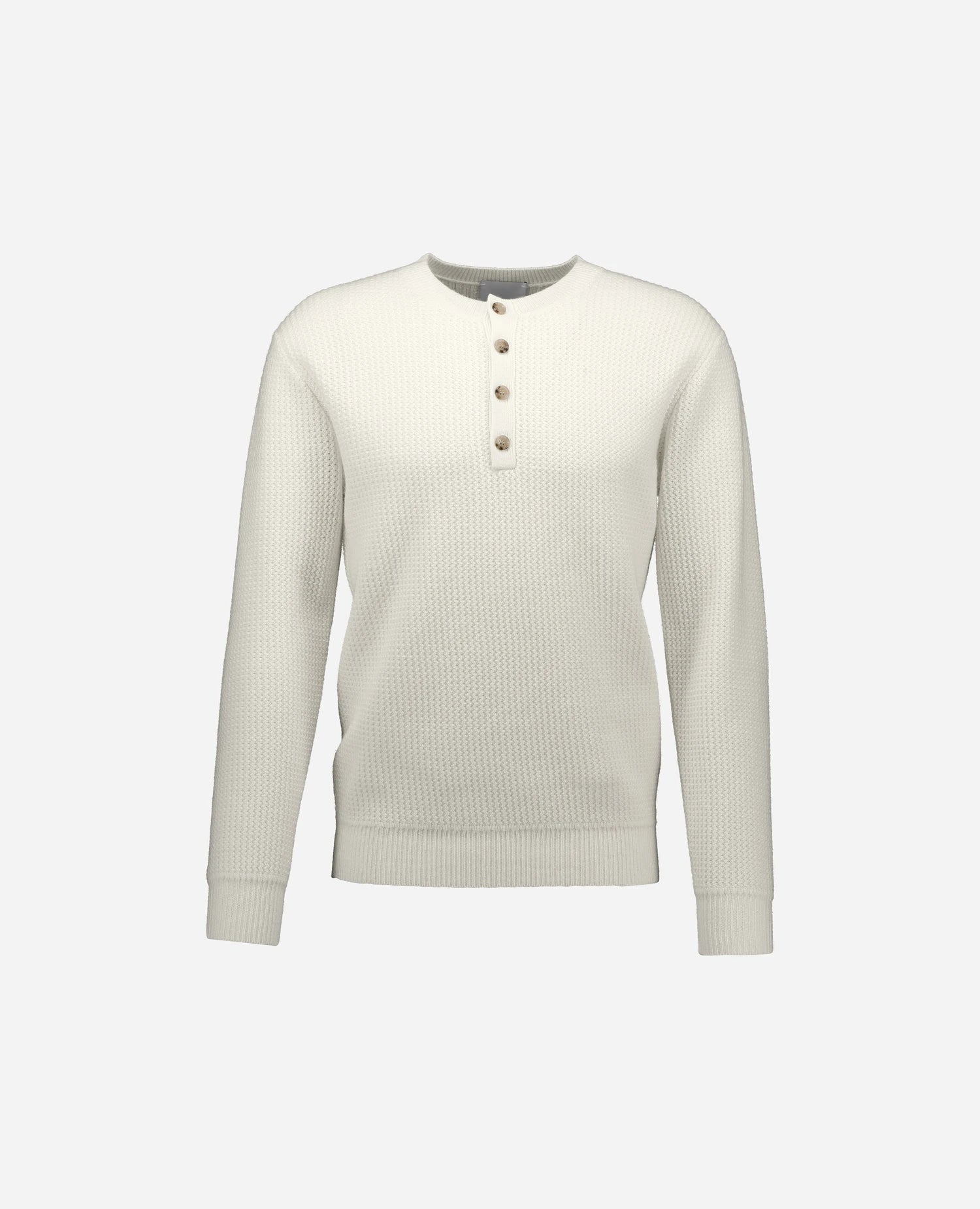 262-37051-40_1 - Allude - 30% Cashmere 70% Wolle Herren Langarm SAPG::262-37051 Serafino Spring/Summer 2026 Strickjacke Weiß Wolle