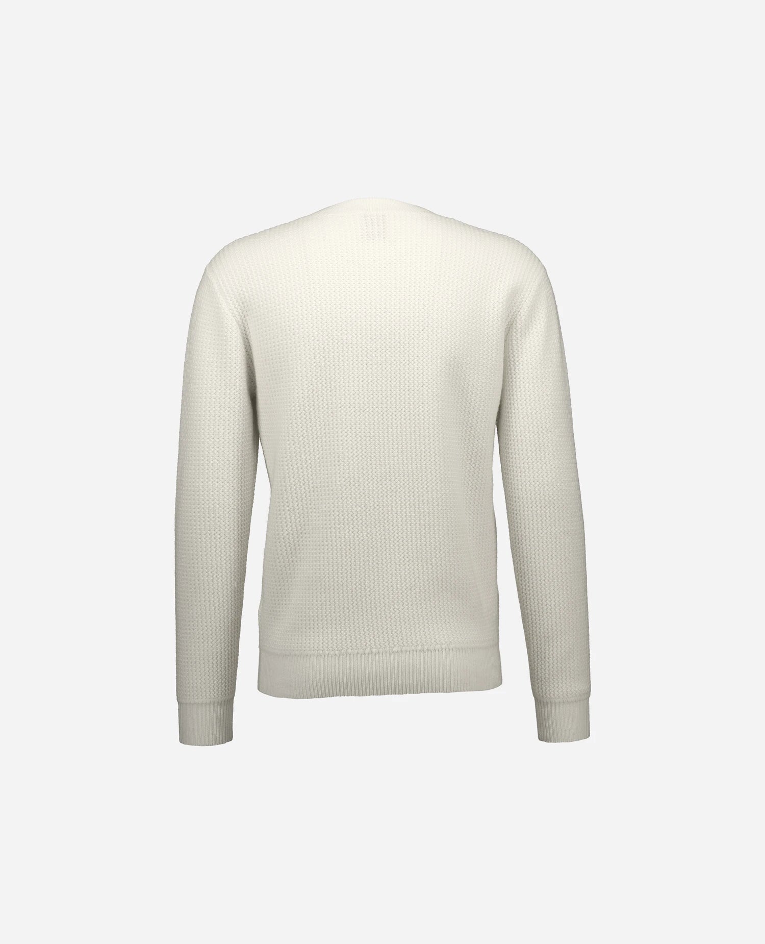 262-37051-40_2 - Allude - 30% Cashmere 70% Wolle Herren Langarm SAPG::262-37051 Serafino Spring/Summer 2026 Strickjacke Weiß Wolle