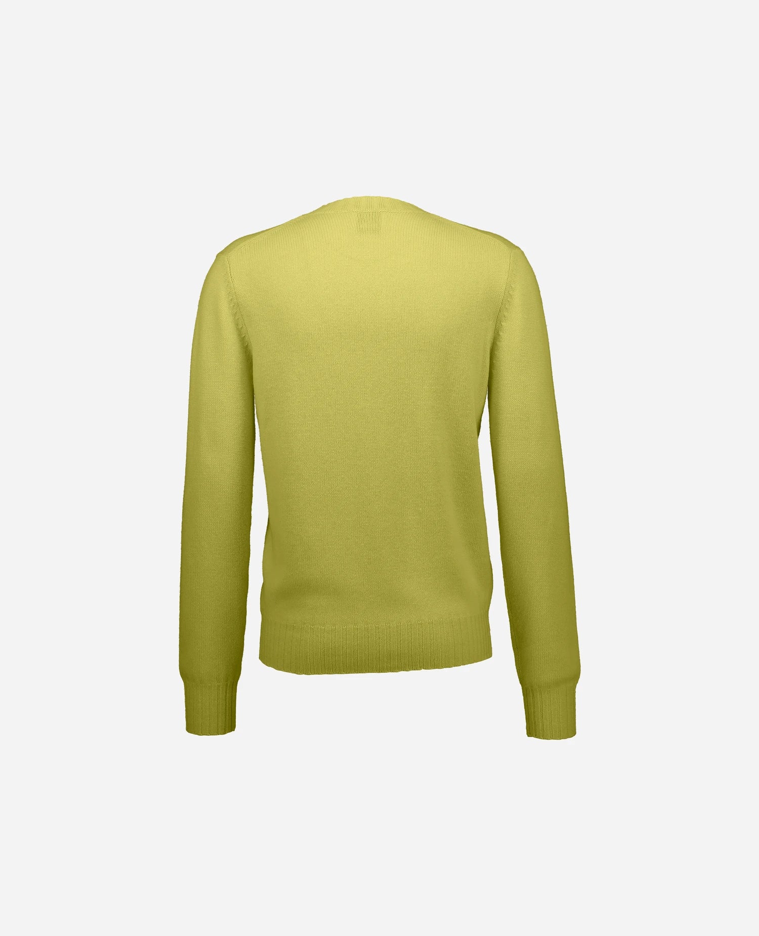 262-37060-21_2 - Allude - 30% Cashmere 70% Wolle Active Gelb Herren Langarm NEW Rundhals SAPG::262-37060 Spring/Summer 2026 Strickjacke Wolle