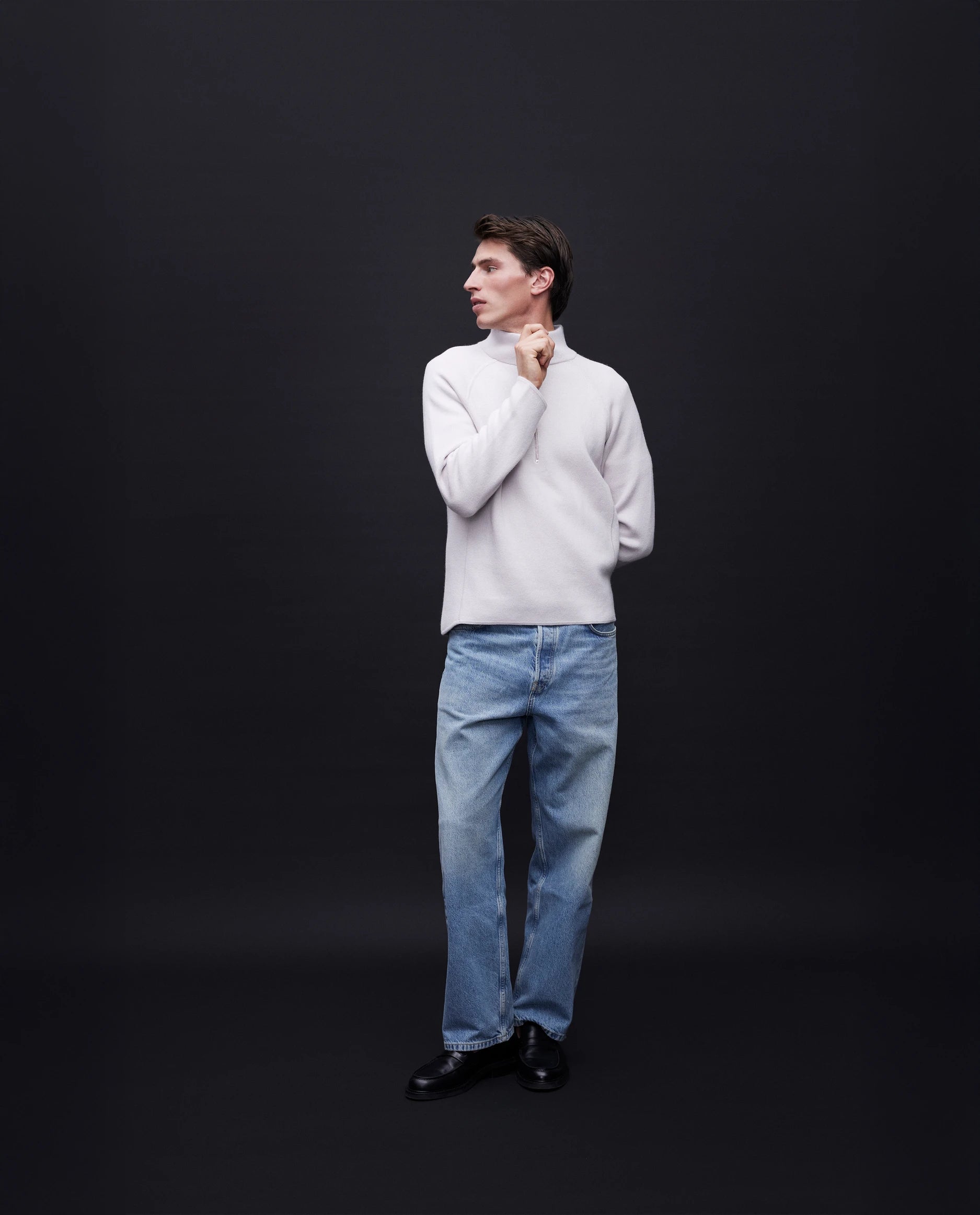 262-37613-80_4249_370d30ed-2c40-40c4-92bb-d15bccf6eb6d - Allude - 30% Cashmere 70% Wolle Active Grau Herren Jacket Langarm SAPG::262-37612 Spring/Summer 2026 Wolle