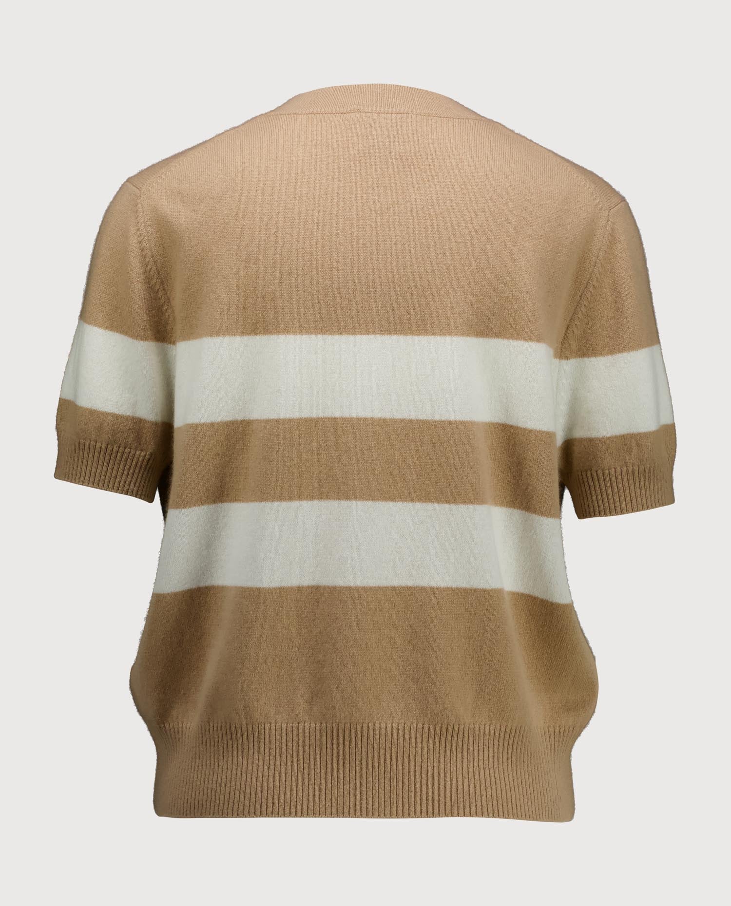 263-20013-4340_2 - Allude - 100% Cashmere Active Beige Capsule Summer 2026 Cashmere Damen Halbarm NEW Pullover Rundhals SAPG::263-20013 Spring/Summer 2026