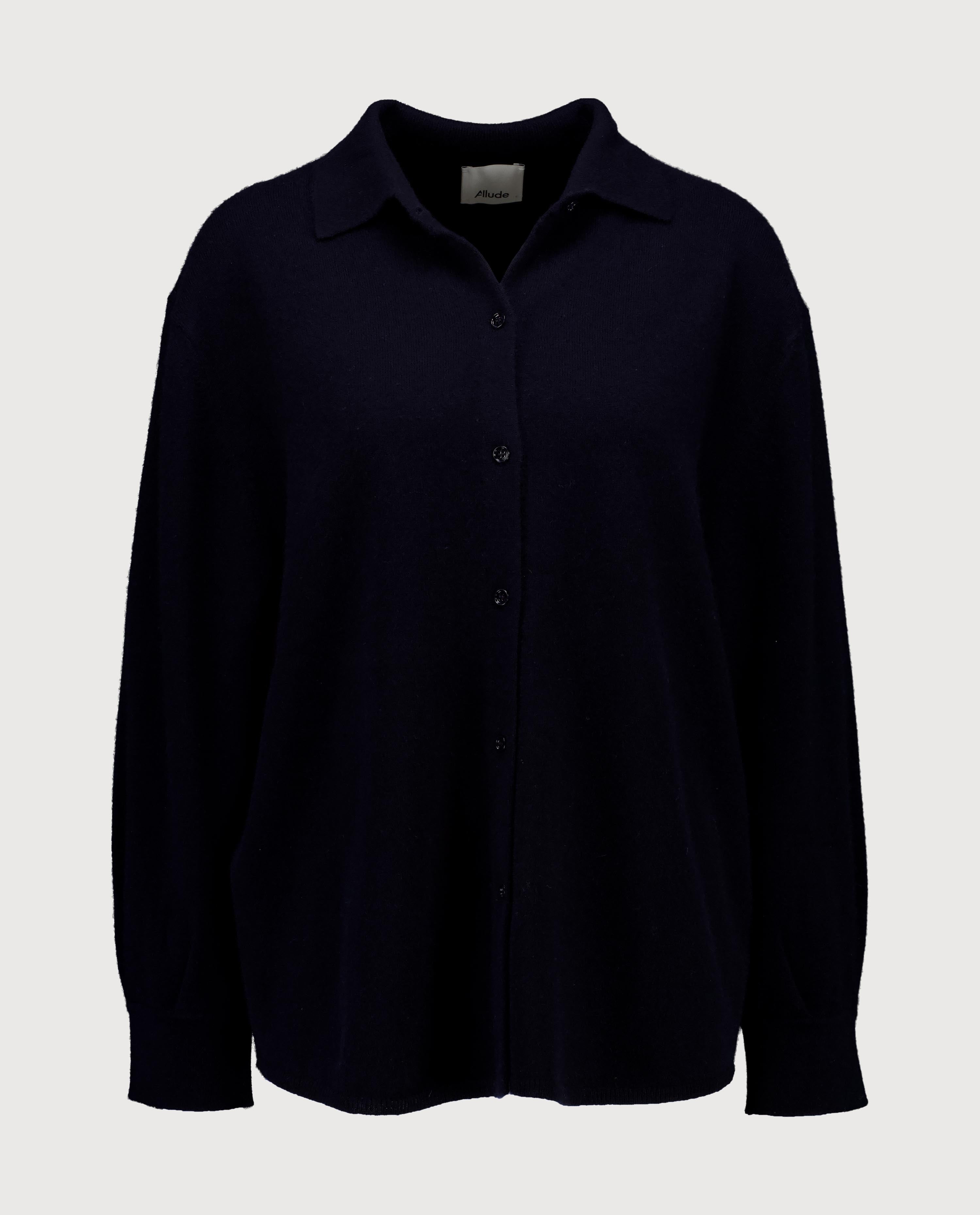 263-20024-14_2 - Allude - 100% Cashmere Active Capsule Summer 2026 Cashmere Damen Langarm Navy NEW Pullover SAPG::263-20024 Spring/Summer 2026