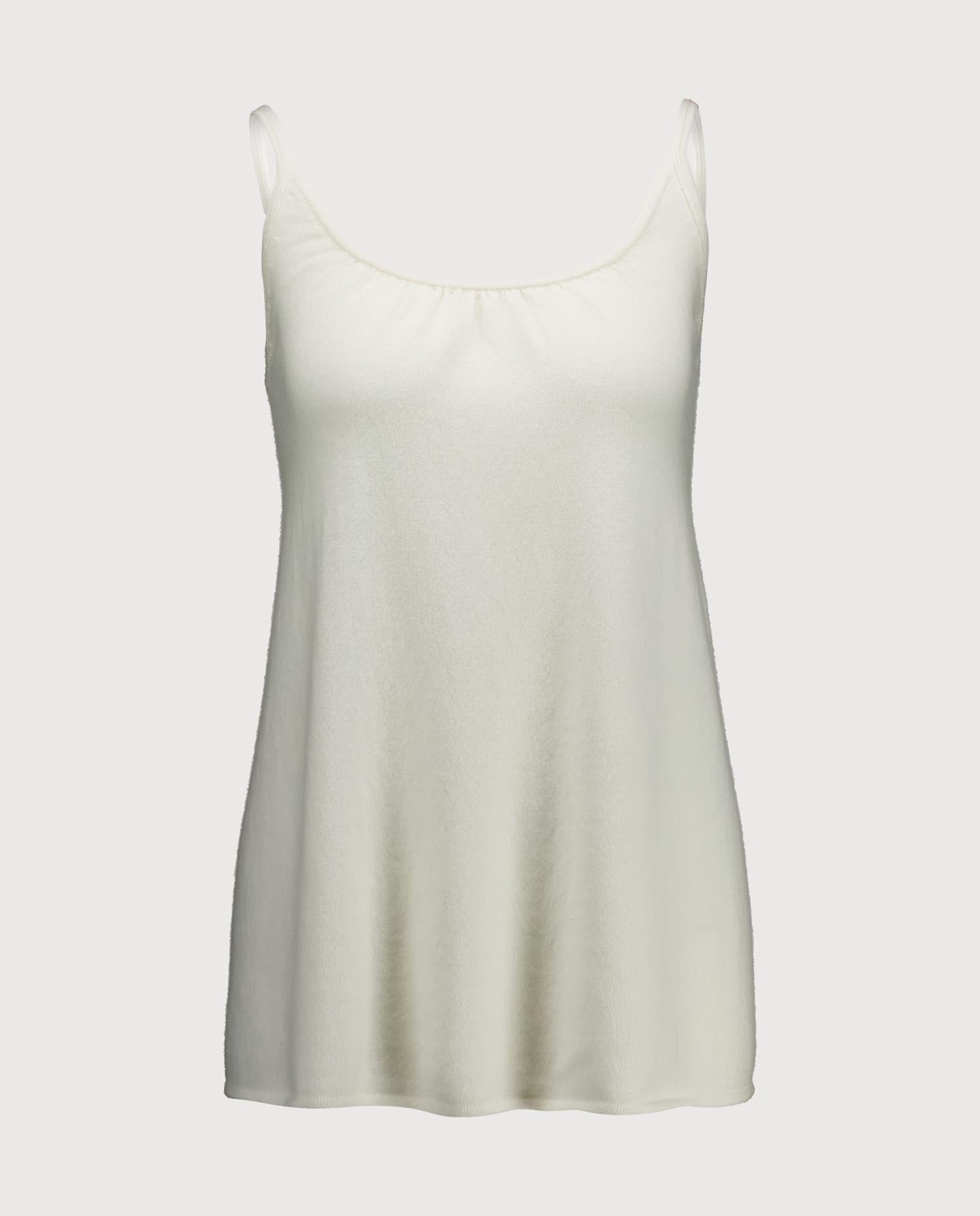 263-20042-40_1 - Allude - 100% Cashmere Active Capsule Summer 2026 Cashmere Damen NEW SAPG::263-20042 Spring/Summer 2026 Top Weiß