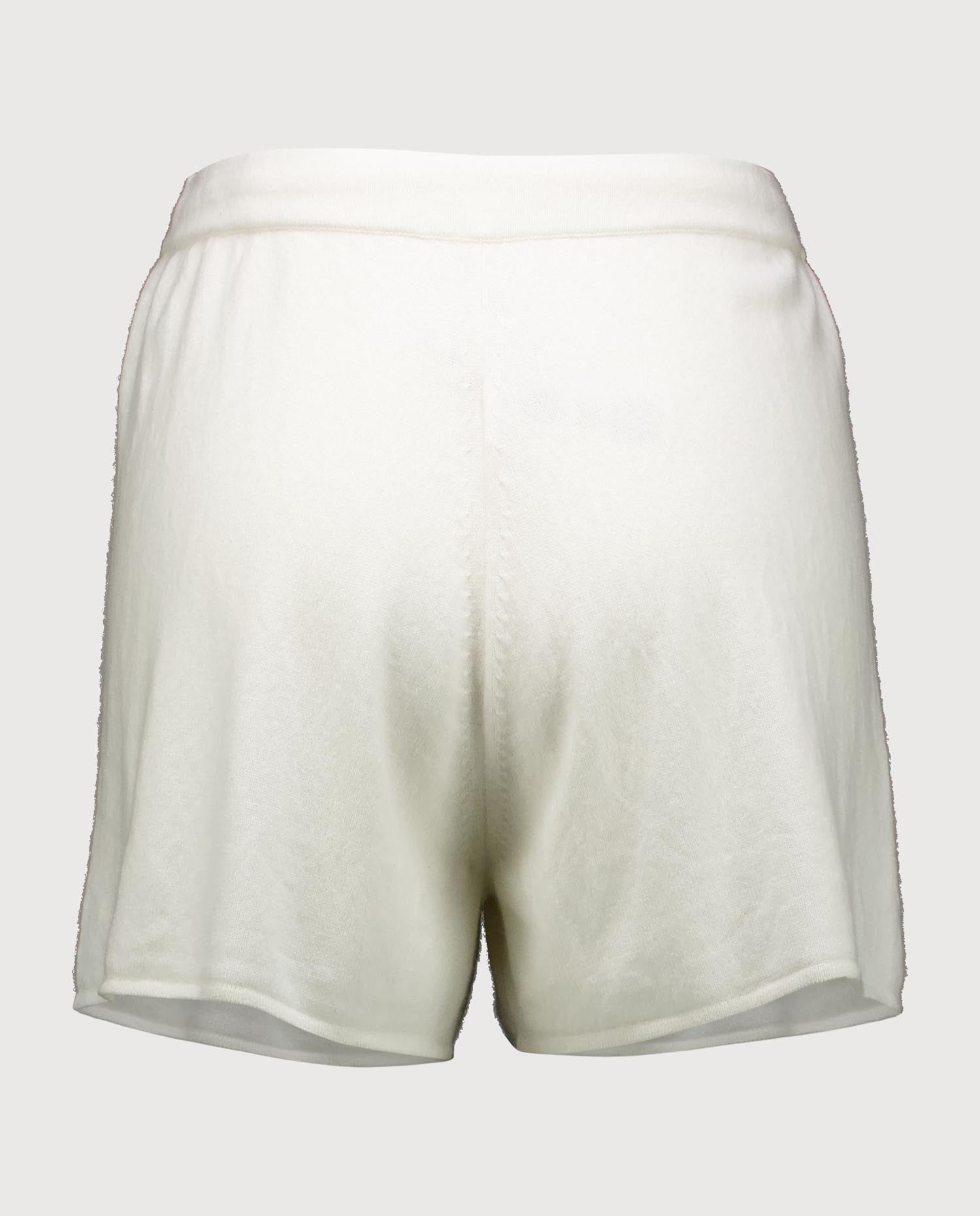 263-20043-40_2 - Allude - 100% Cashmere Active Capsule Summer 2026 Cashmere Damen kurze Hose SAPG::263-20043 Spring/Summer 2026 Weiß