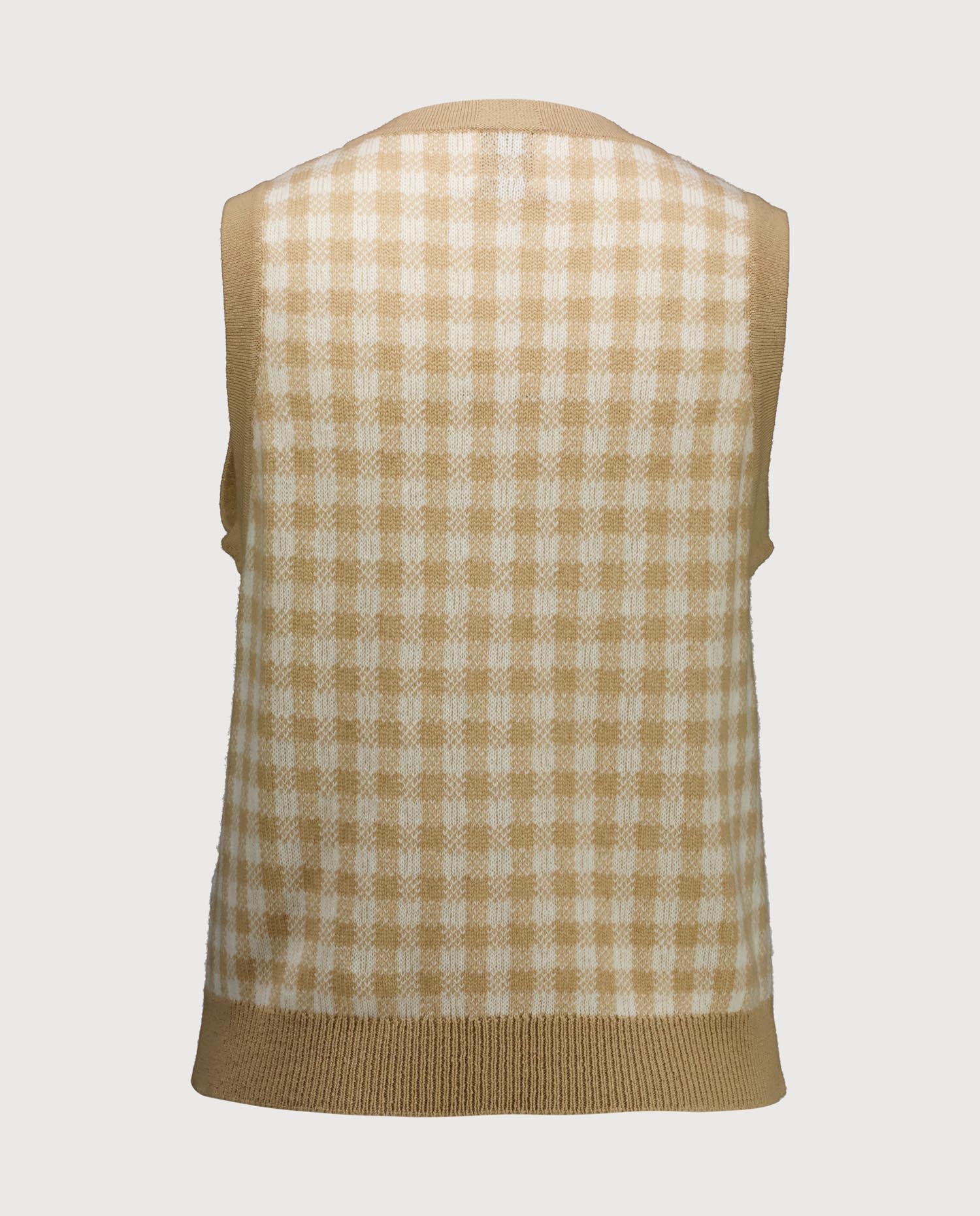 263-20611-4340_2 - Allude - 30% Cashmere 70% Wolle Active Beige Capsule Summer 2026 Damen NEW SAPG::263-20611 Spring/Summer 2026 Weste Wolle