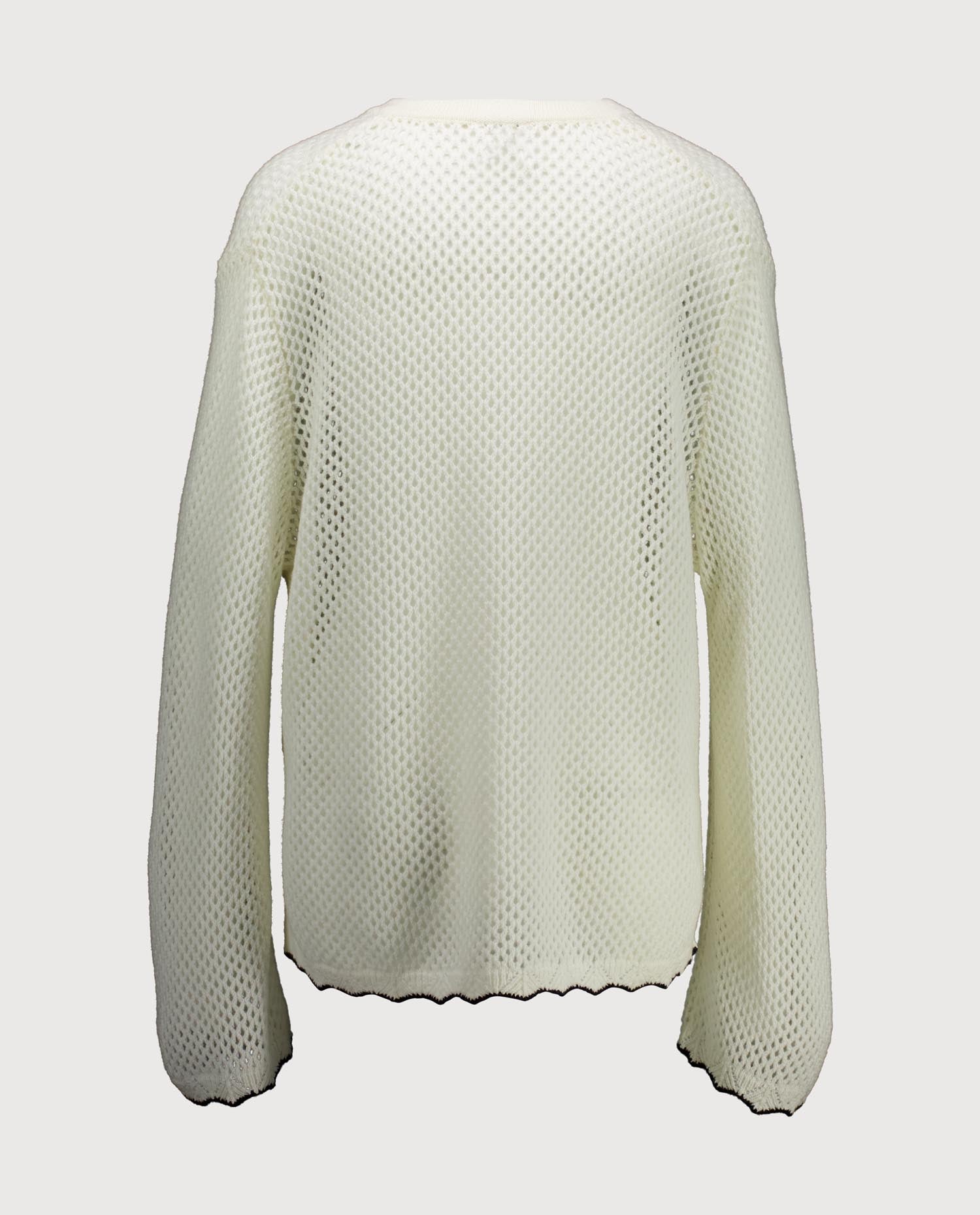 263-20620-4014_2 - Allude - 30% Cashmere 70% Wolle Active Capsule Summer 2026 Damen Langarm NEW SAPG::263-20620 Spring/Summer 2026 Tunika Weiß Wolle