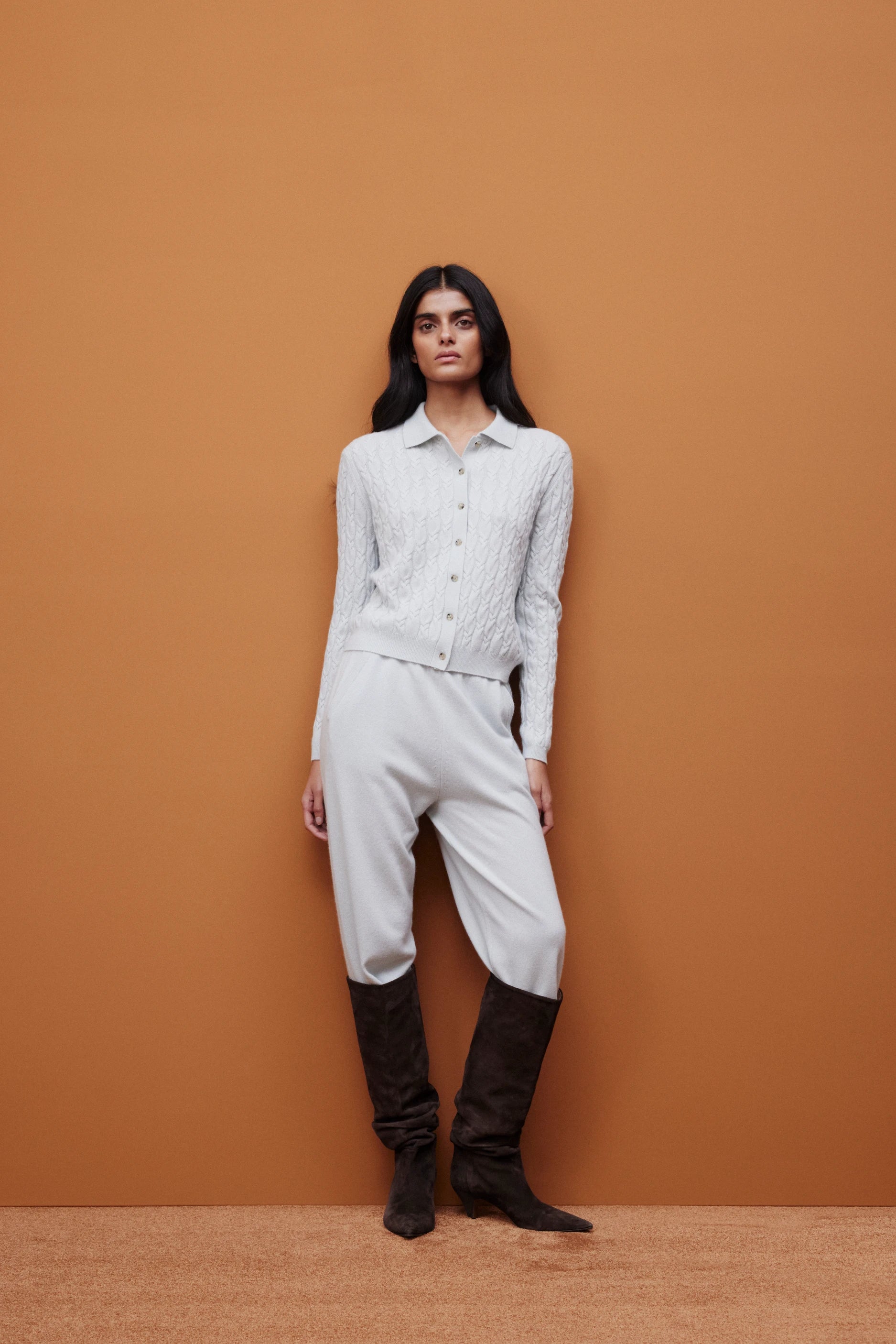 265-11140-30-S_8_673985e9-df13-454f-bdcc-06c79680ce9a - Allude - 100% Cashmere Active Cashmere Damen Fall/Winter 2026/2027 Grün Langarm NEW SAPG::265-11140 Strickjacke