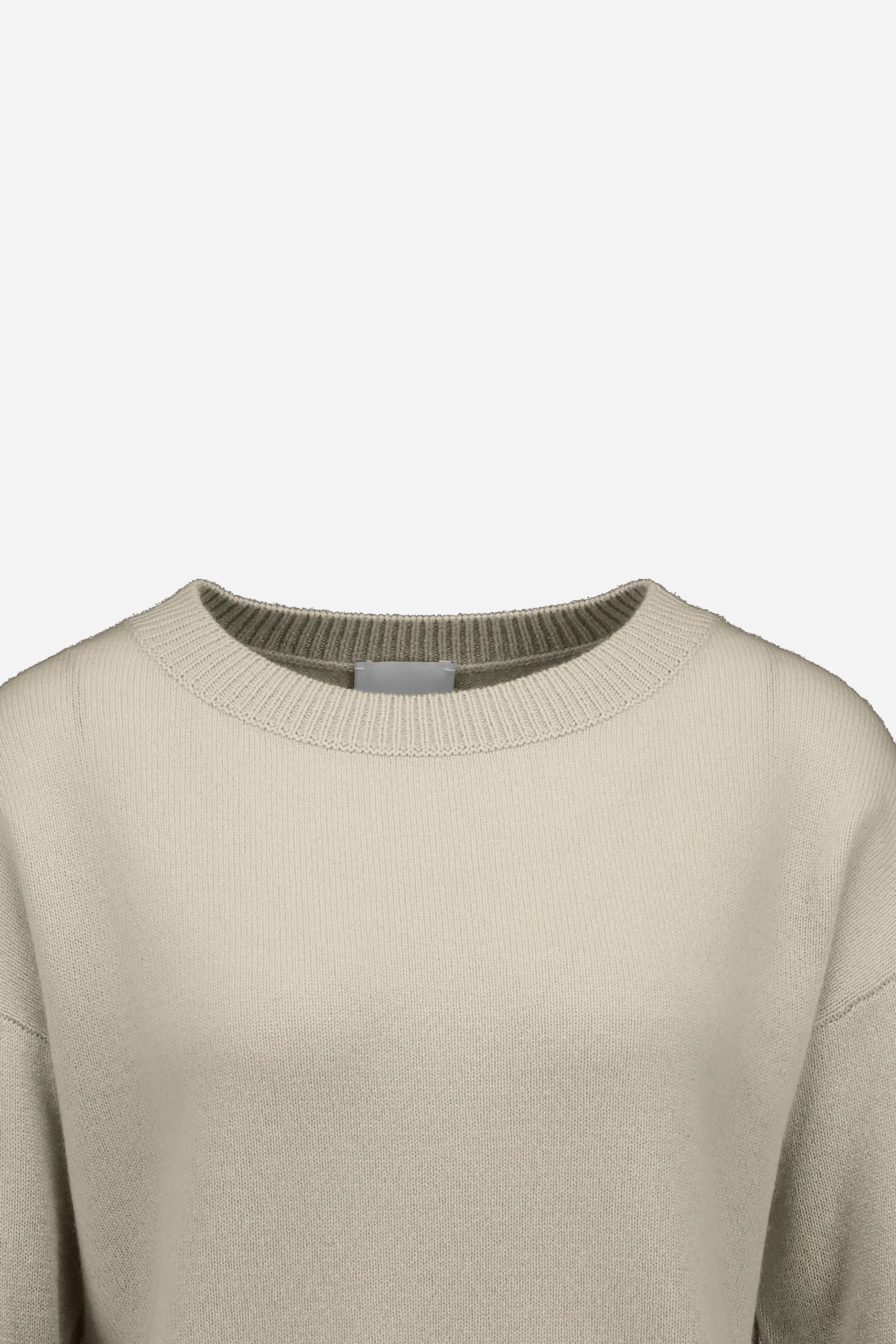 265-11176-43-S_3 - Allude - 100% Cashmere Active Beige Cashmere Damen Fall/Winter 2026/2027 Langarm NEW Pullover SAPG::265-11176 U-Boot
