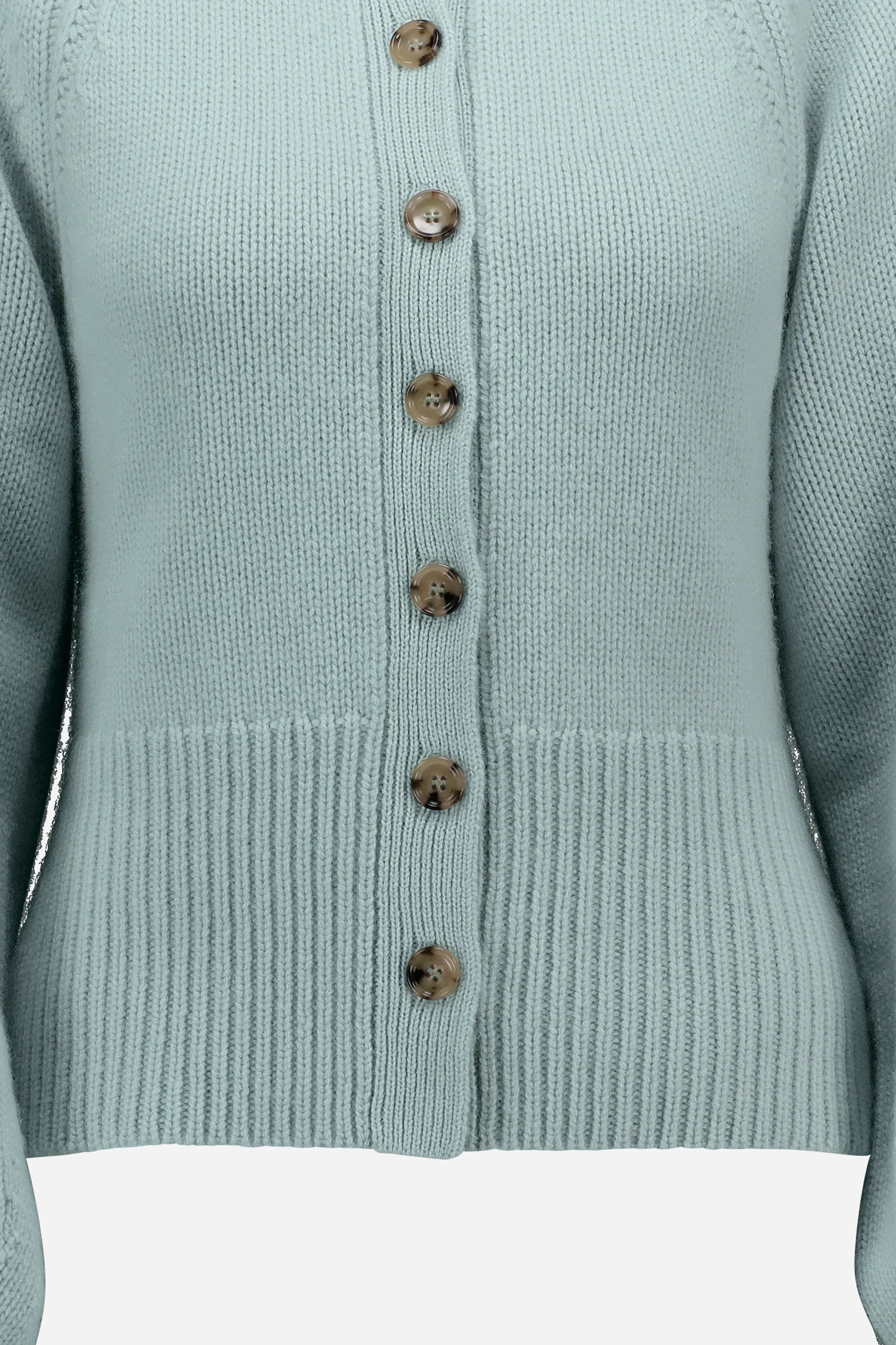 265-11186-10-S_4 - Allude - 100% Cashmere Active Blau Cashmere Damen Fall/Winter 2026/2027 Halbarm NEW Rundhals SAPG::265-11186 Strickjacke