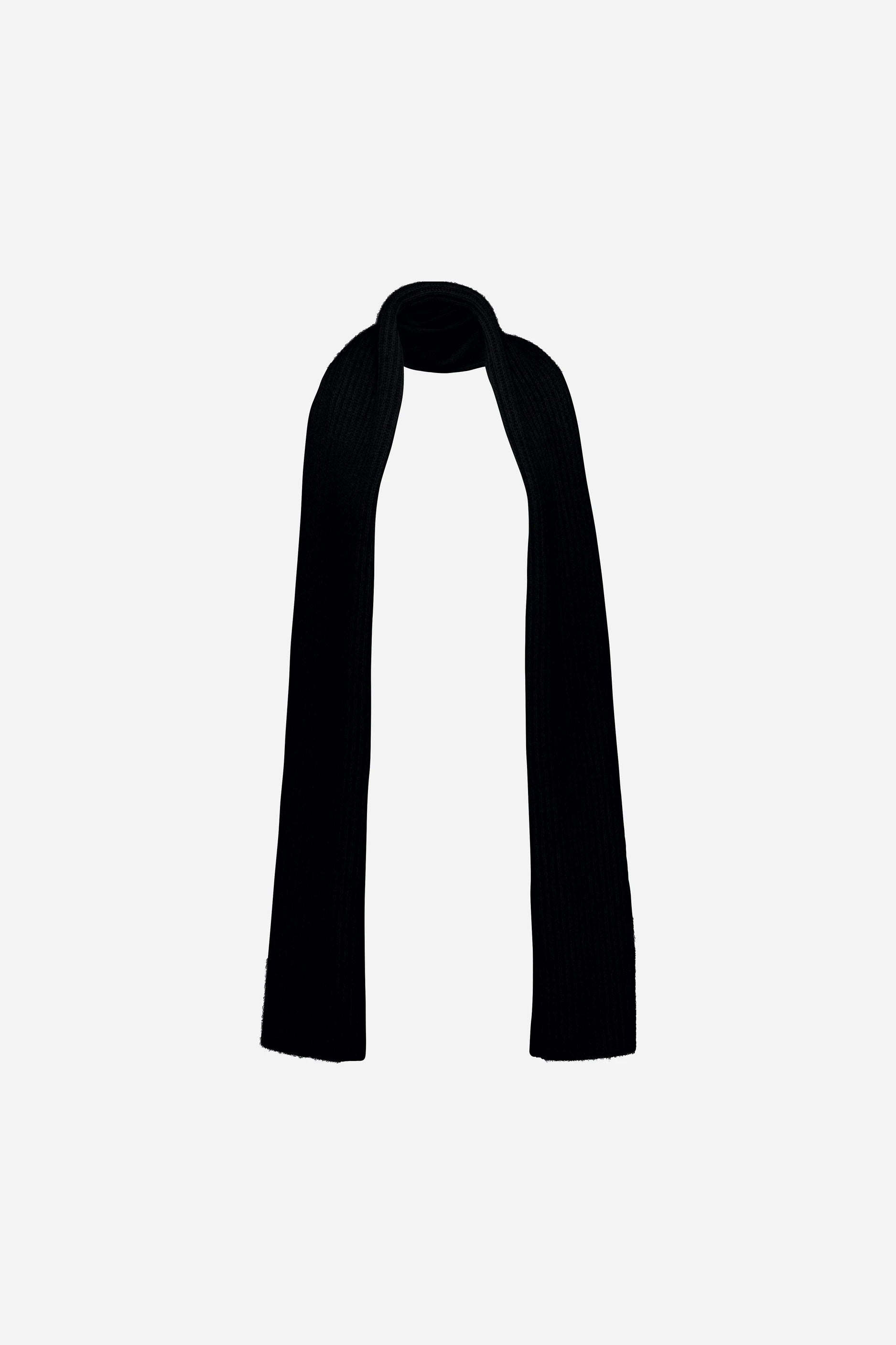 265-11246-90-one_2 - Allude - 100% Cashmere Active Cashmere Damen Damen Accessoires Fall/Winter 2026/2027 NEW SAPG::265-11246 Schal Schwarz
