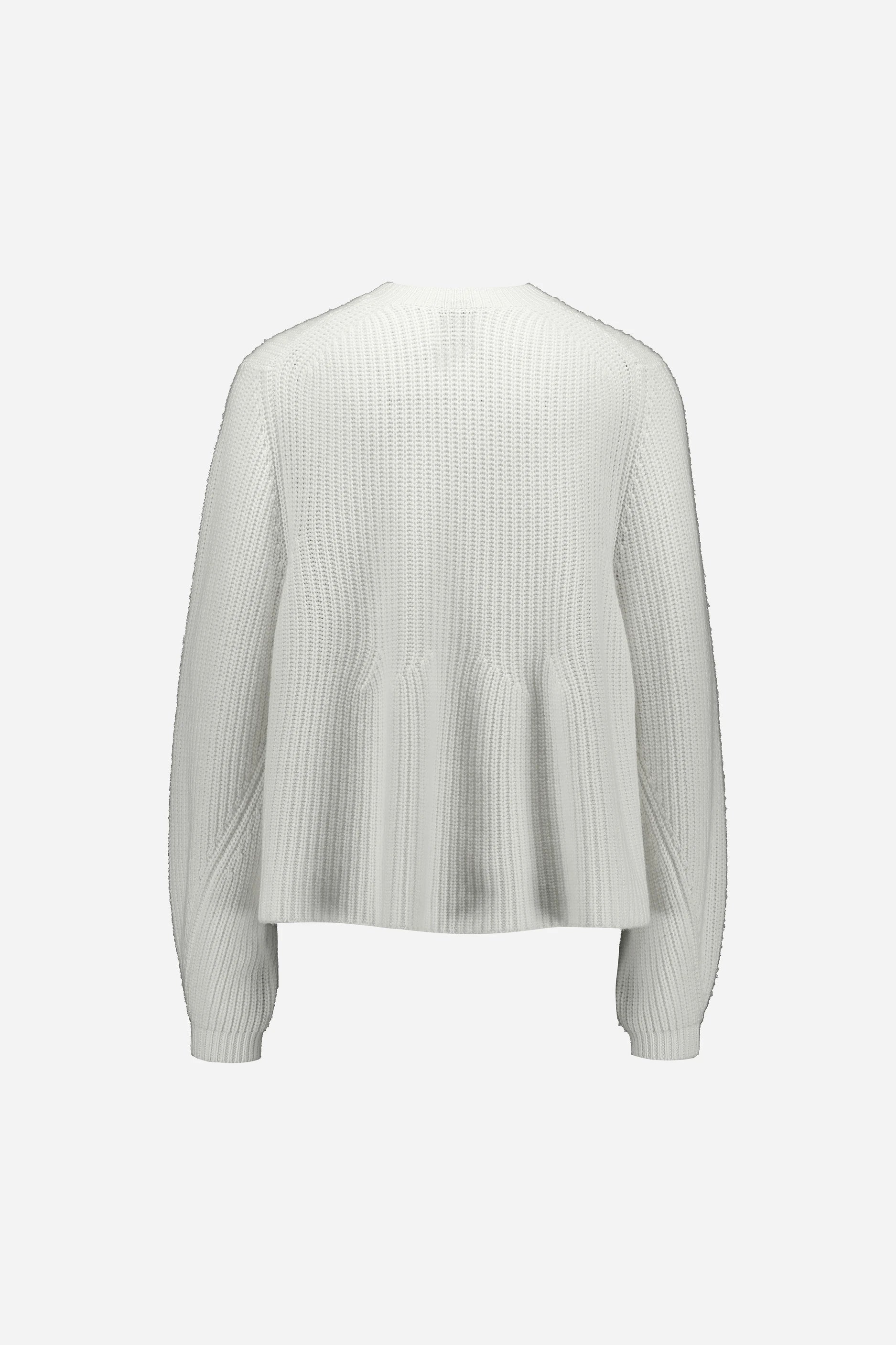 265-17034-40-S_2 - Allude - 30% Cashmere 70% Wolle Active Damen Fall/Winter 2026/2027 Langarm NEW Pullover Rundhals SAPG::265-17034 Weiß Wolle
