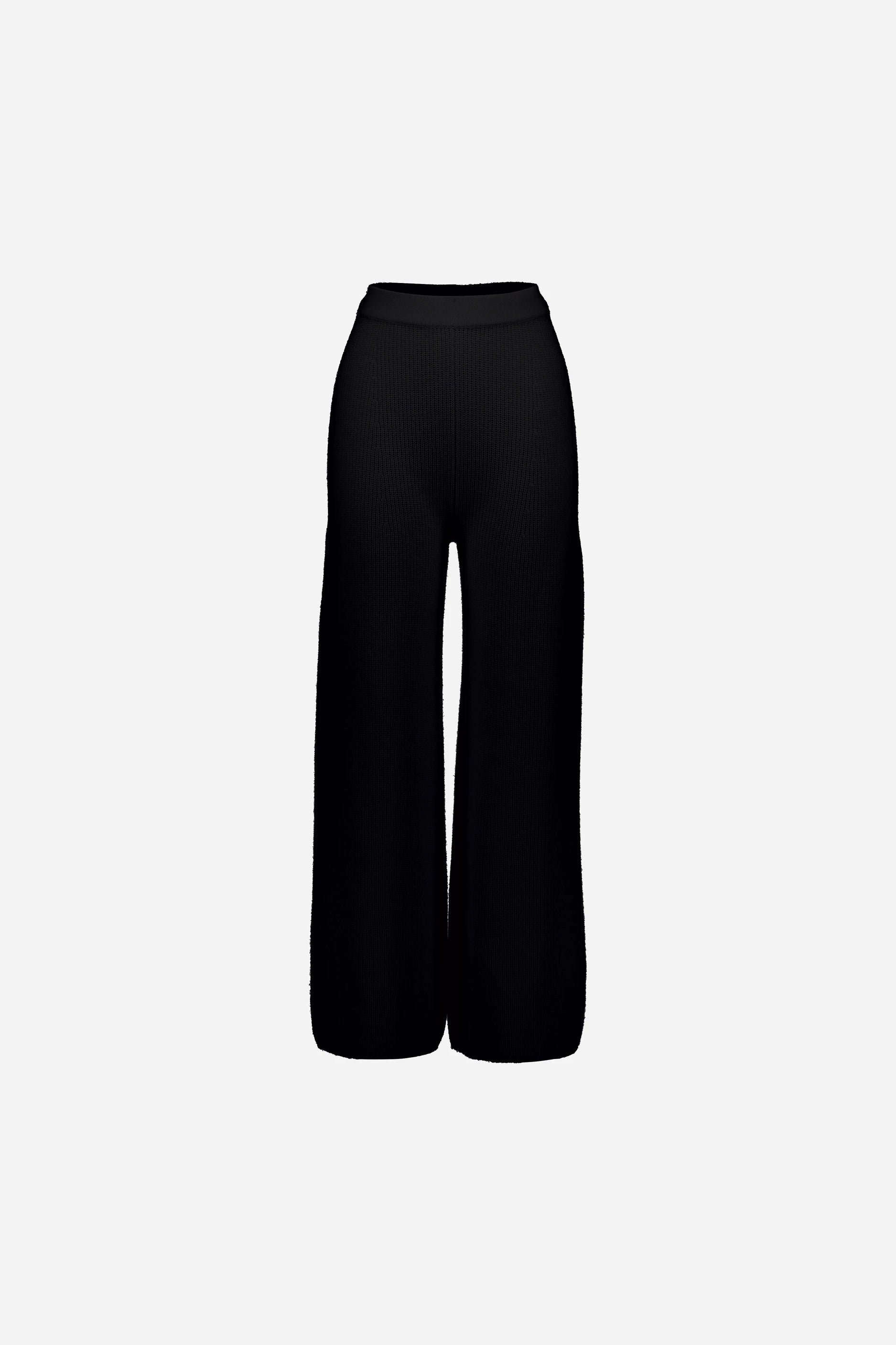 265-17035-90-S_1 - Allude - 30% Cashmere 70% Wolle Active Damen Fall/Winter 2026/2027 Hose NEW SAPG::265-17035 Schwarz Wolle