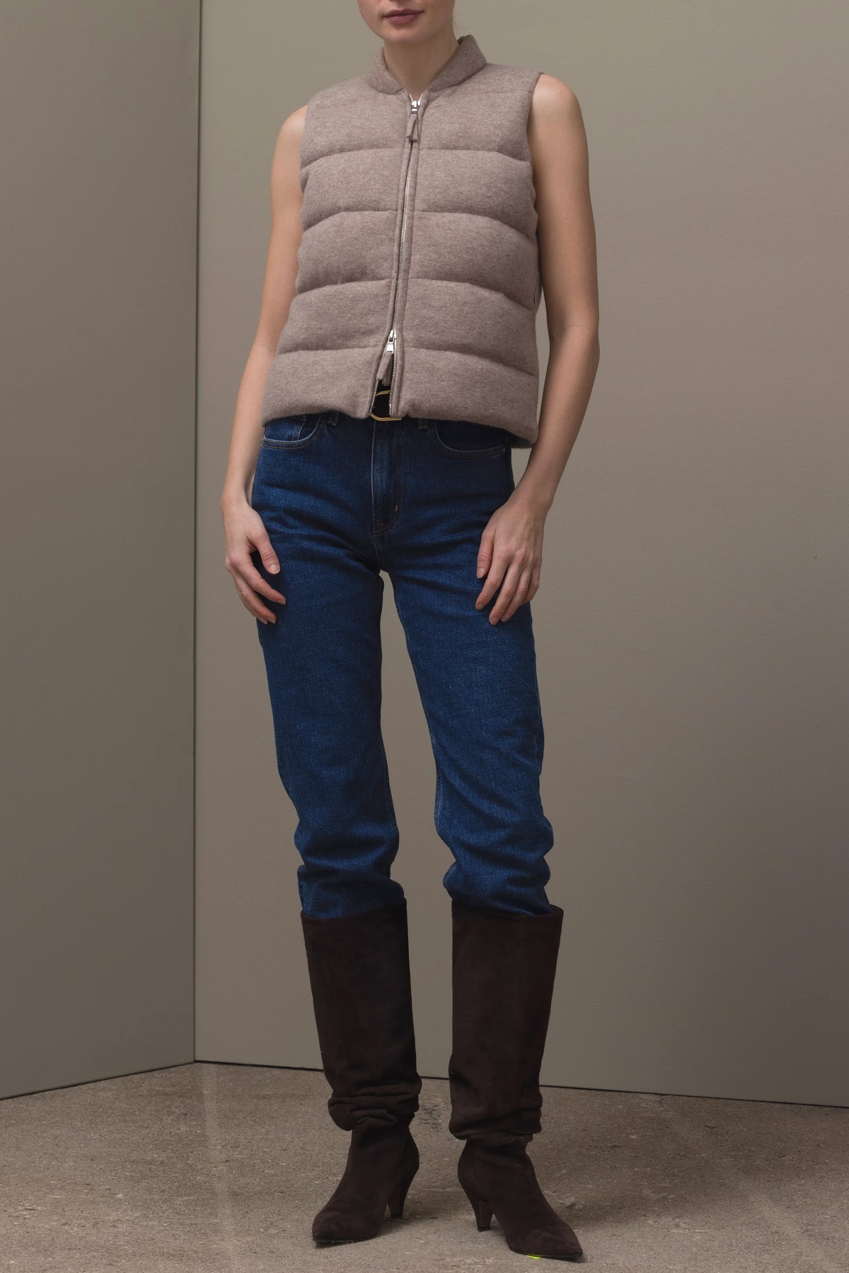 265-51011-46-S_1_4530fd97-4e37-443a-a9b5-bf1c3125583c - Allude - 100% Cashmere Active Beige Cashmere Damen Fall/Winter 2026/2027 NEW SAPG::265-51011 Weste