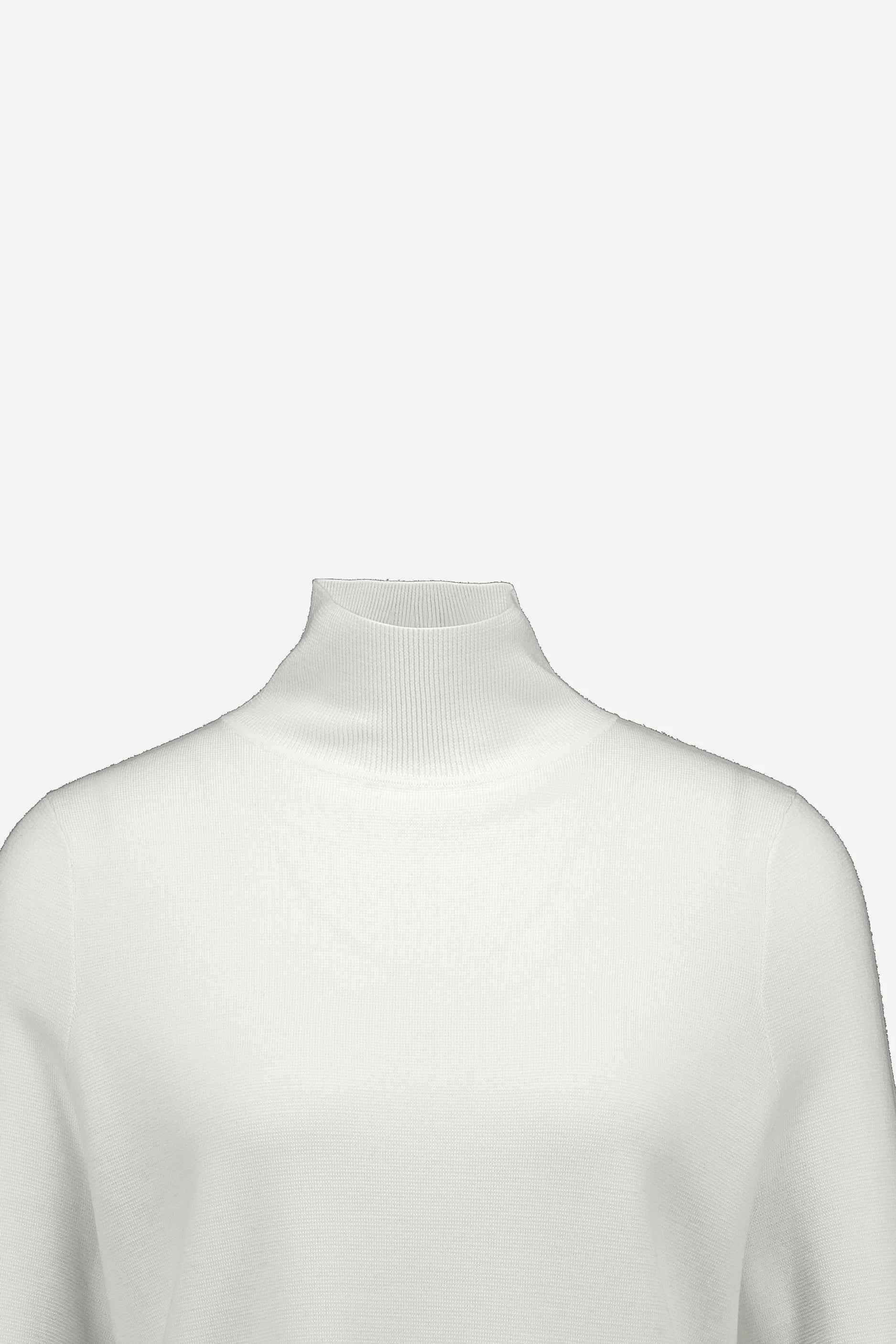 265-64041-440-S_3 - Allude - 100% Wolle (Merino) Active Damen Fall/Winter 2026/2027 Halbarm NEW Pullover SAPG::265-64041 Stehkragen Weiß Wolle
