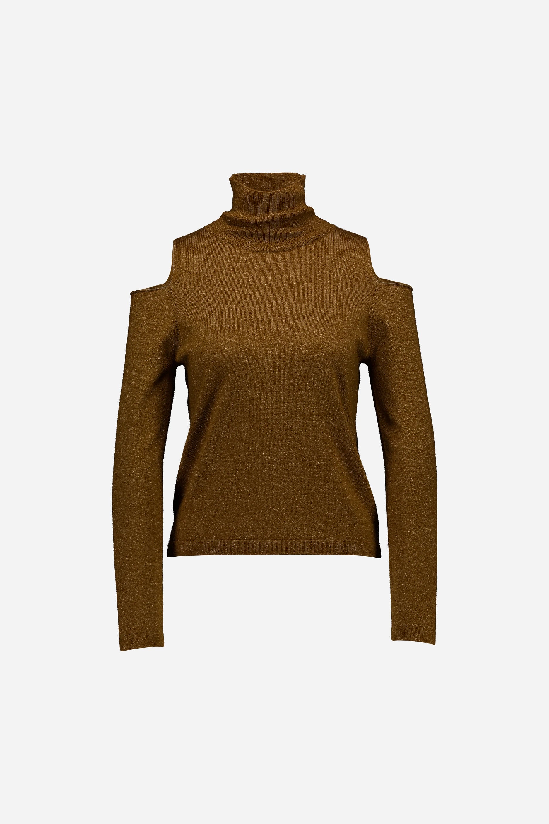 265-64103-445-S_1 - Allude - 11% Lame 89% Wolle Active Beige Damen Fall/Winter 2026/2027 Halbarm NEW Pullover SAPG::265-64103 Stehkragen Wolle