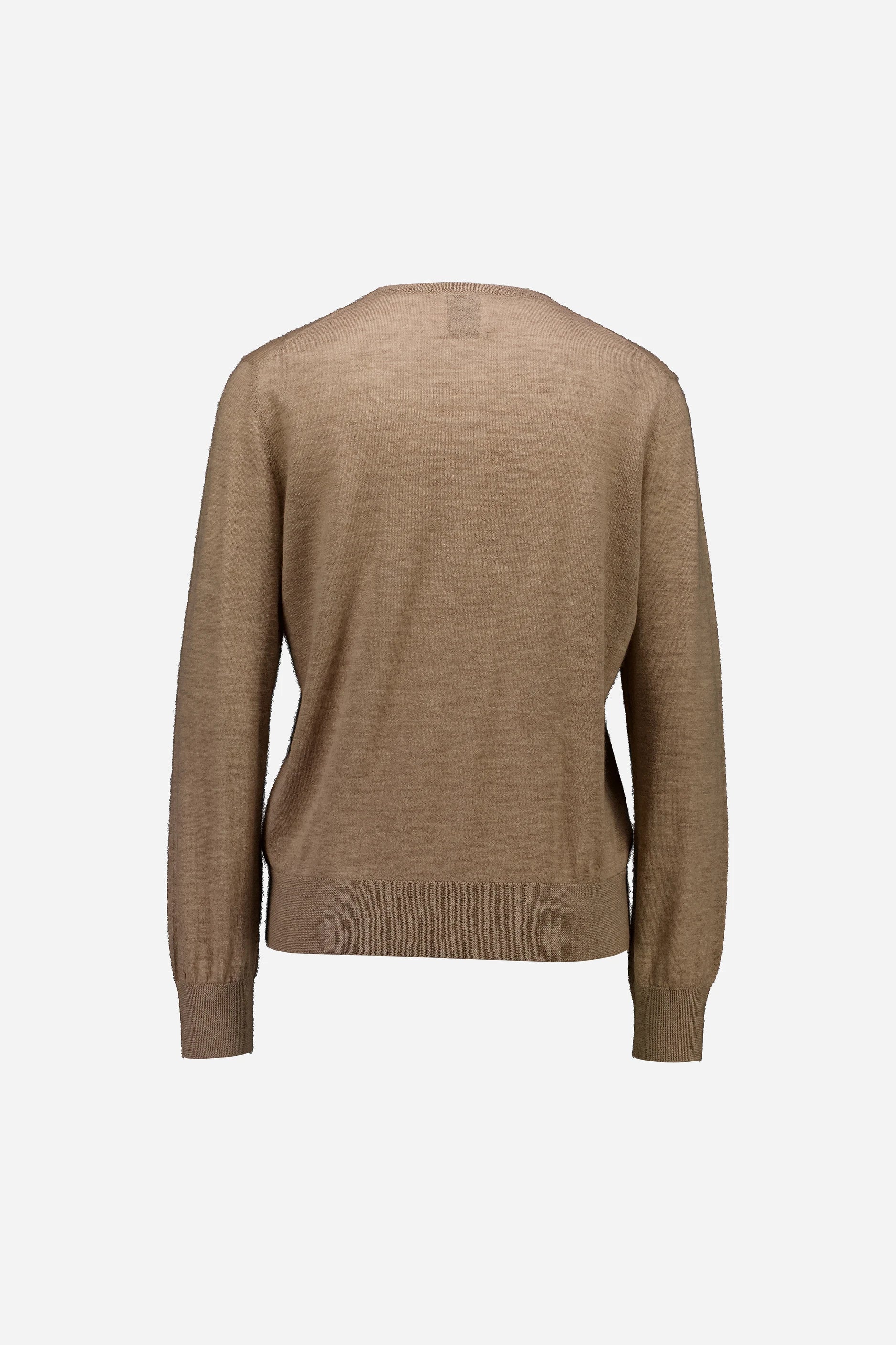 265-70002-46-S_2 - Allude - 100% Cashmere Active Beige Cashmere Damen Fall/Winter 2026/2027 Halbarm NEW Rundhals SAPG::265-70002 Strickjacke
