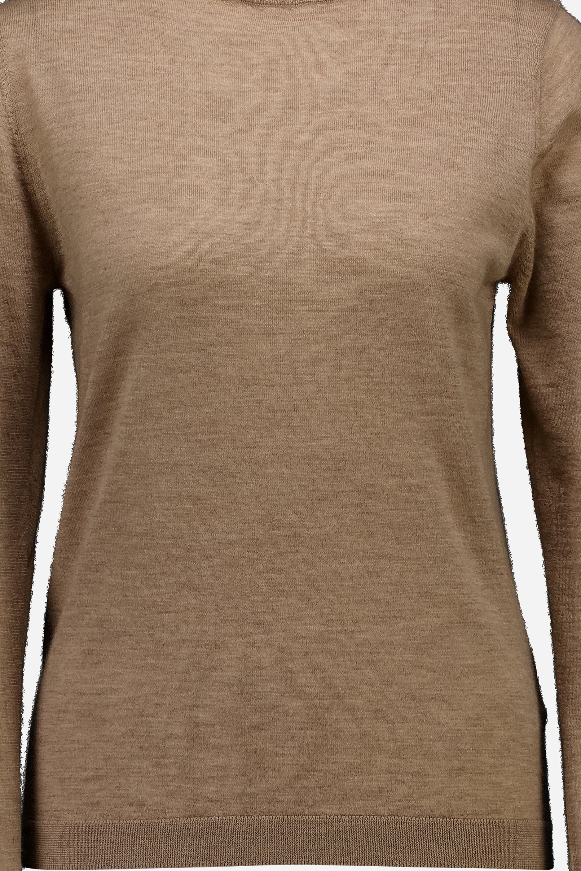 265-70004-46-S_4 - Allude - 100% Cashmere Active Beige Cashmere Damen Fall/Winter 2026/2027 Halbarm NEW Pullover Rollkragen SAPG::265-70004