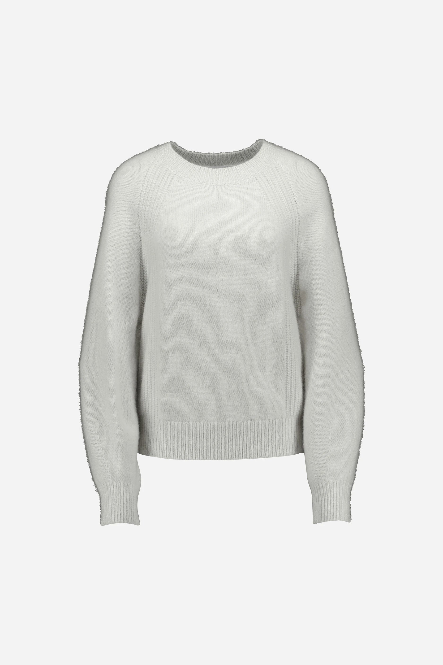 265-77011-40-S_1 - Allude - 25% Seide 75% Cashmere Active Cashmere Damen Fall/Winter 2026/2027 Langarm NEW Pullover Rundhals SAPG::265-77011 Weiß