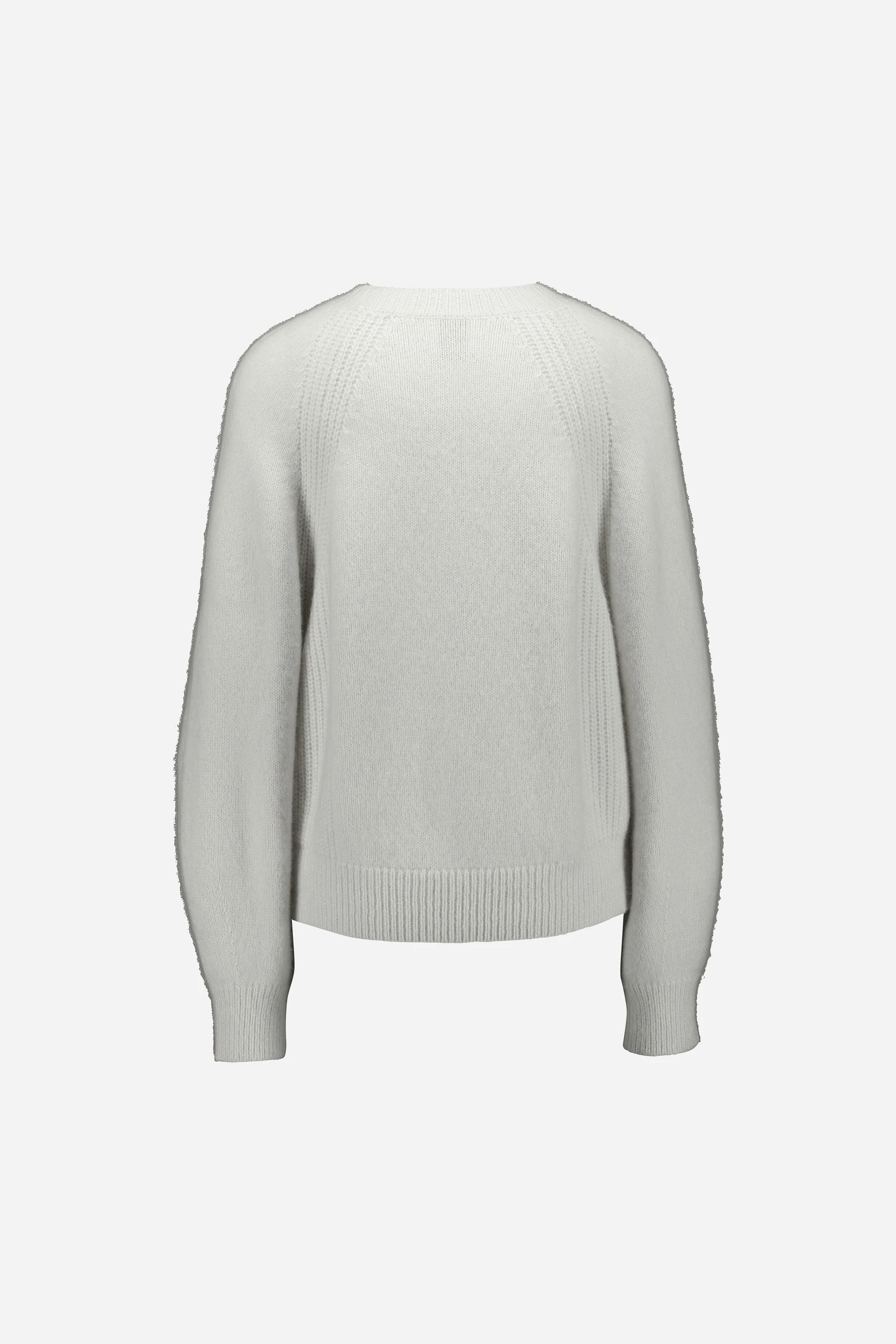 265-77011-40-S_2 - Allude - 25% Seide 75% Cashmere Active Cashmere Damen Fall/Winter 2026/2027 Langarm NEW Pullover Rundhals SAPG::265-77011 Weiß